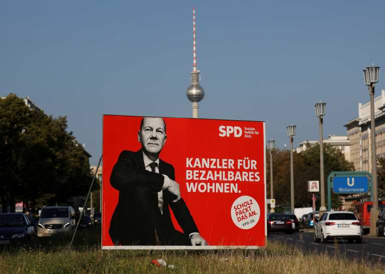 Γερμανία: Σταθερό παραμένει το προβάδισμα για το SPD – Πέντε μονάδες μπροστά