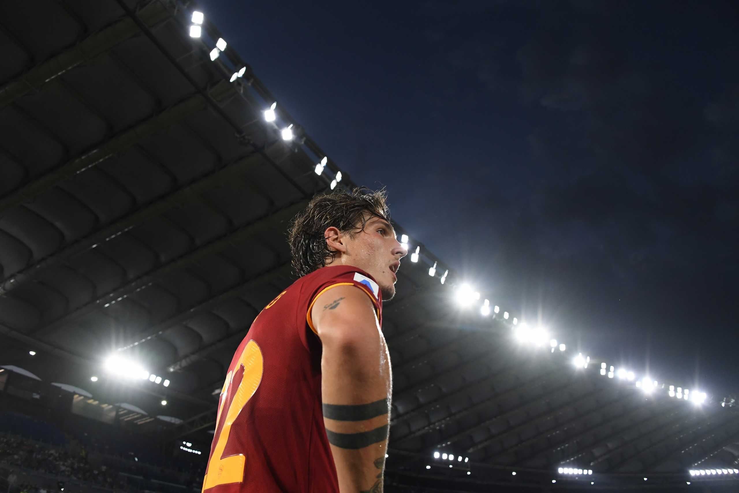 Soccer Football - Serie A - Lazio v AS Roma - Stadio Olimpico, Rome, Italy - September 26, 2021 AS Roma's Nicolo Zaniolo REUTERS