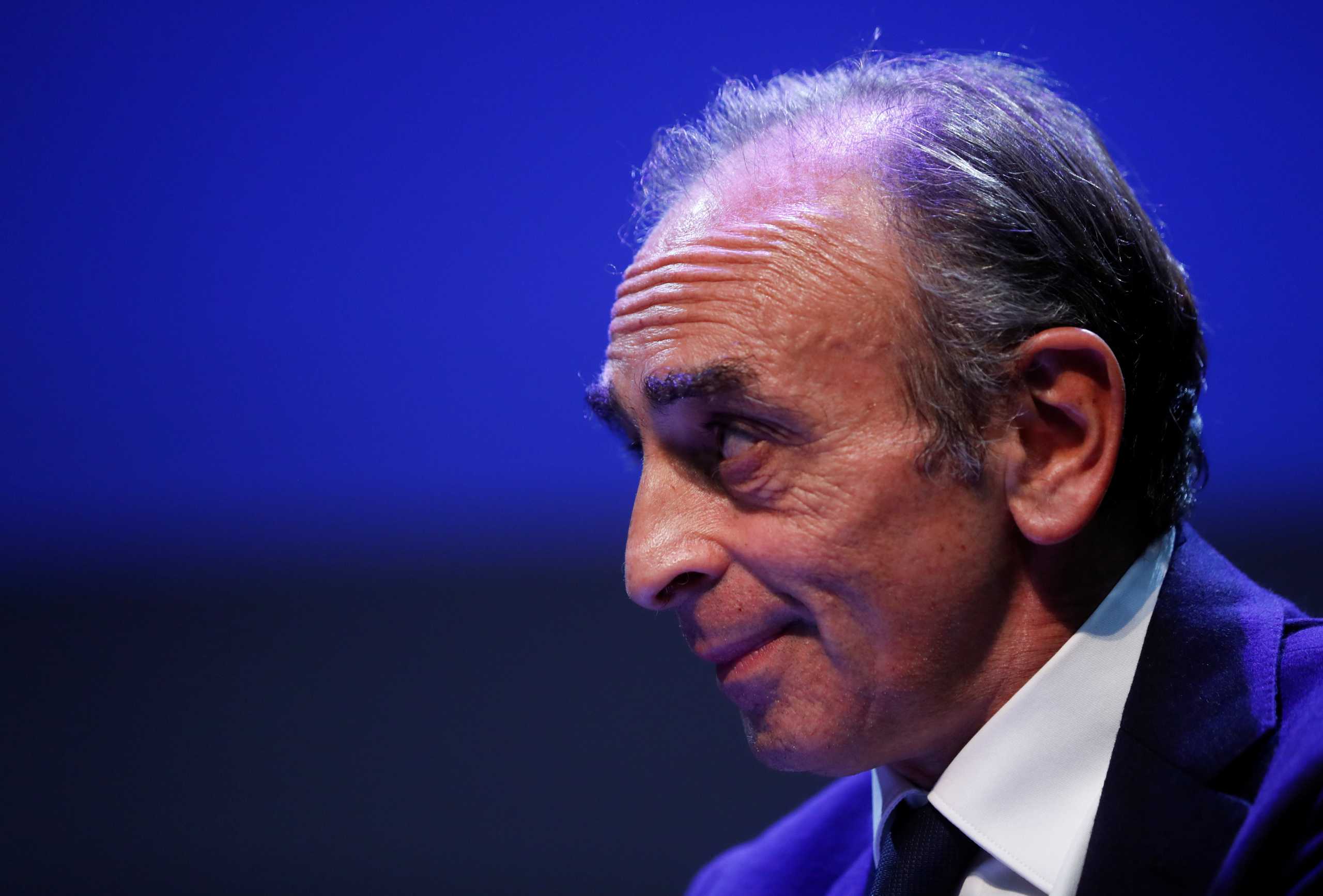 French far-right commentator Eric Zemmour attends a meeting for the promotion of his new book "La France n'a pas dit son dernier mot" (France has not yet said its last word) in Beziers, France, October 16, 2021. REUTERS