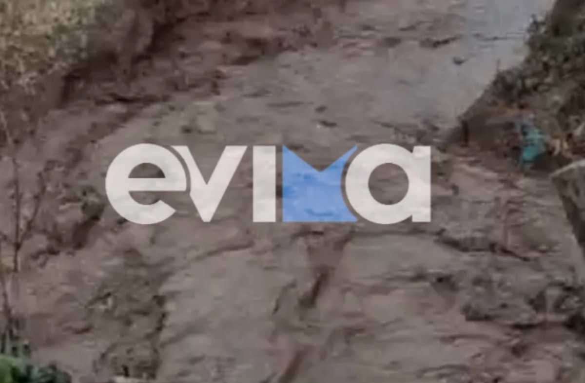 Κακοκαιρία «Μπάλλος» – Εύβοια: Φούσκωσαν τα ρέματα μέσα σε 10′ λεπτά βροχής – Δείτε βίντεο