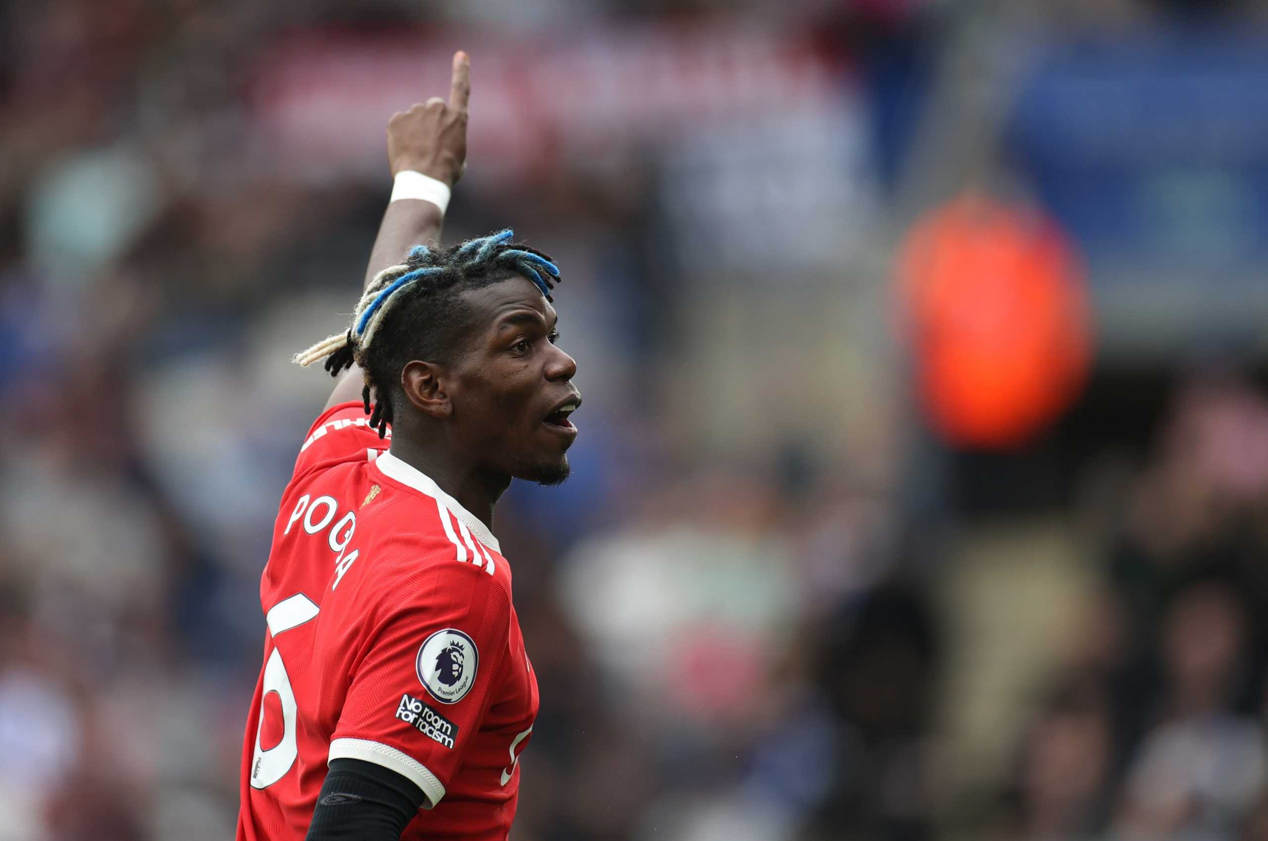 Soccer Football - Premier League - Leicester City v Manchester United - King Power Stadium, Leicester, Britain - October 16, 2021  Manchester United's Paul Pogba Action Images via Reuters