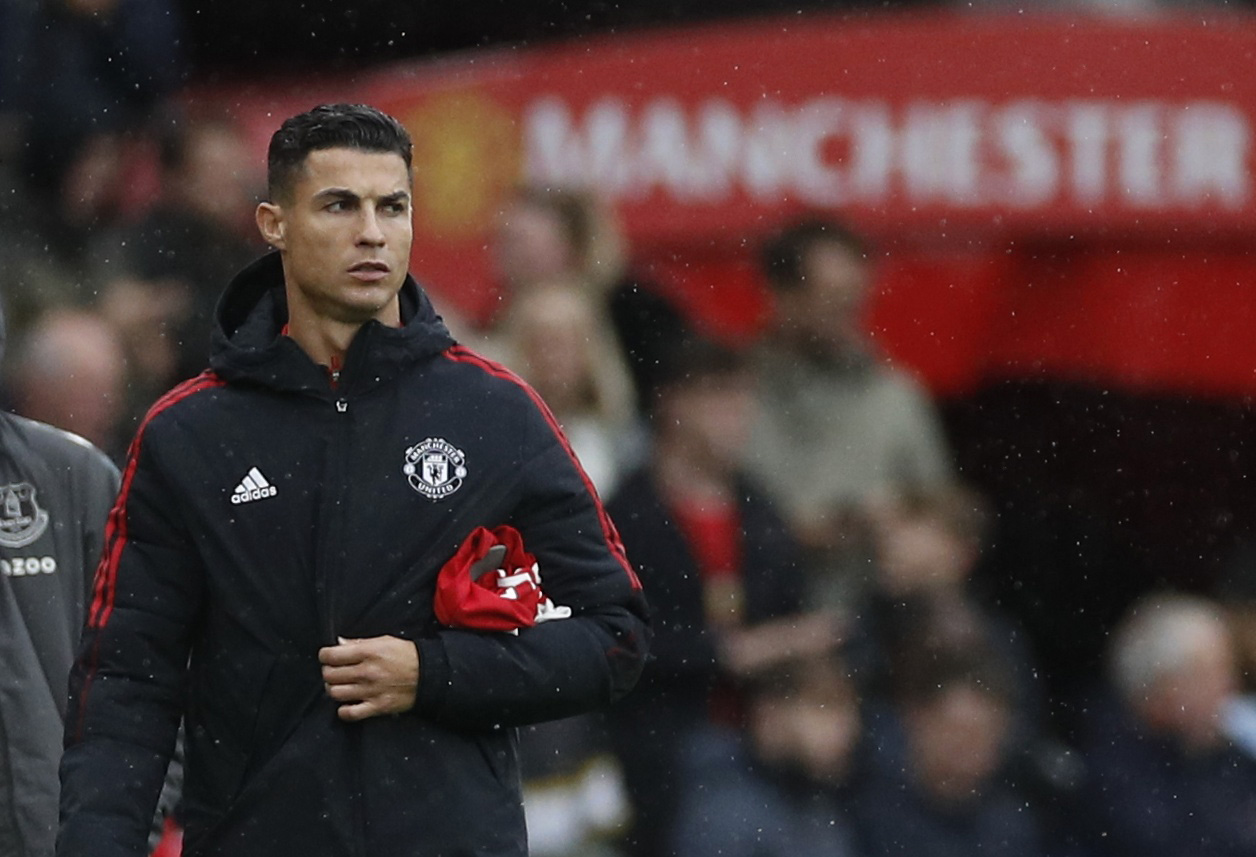 Soccer Football - Premier League - Manchester United v Everton - Old Trafford, Manchester, Britain - October 2, 2021 Manchester United's Cristiano Ronaldo before the match REUTERS