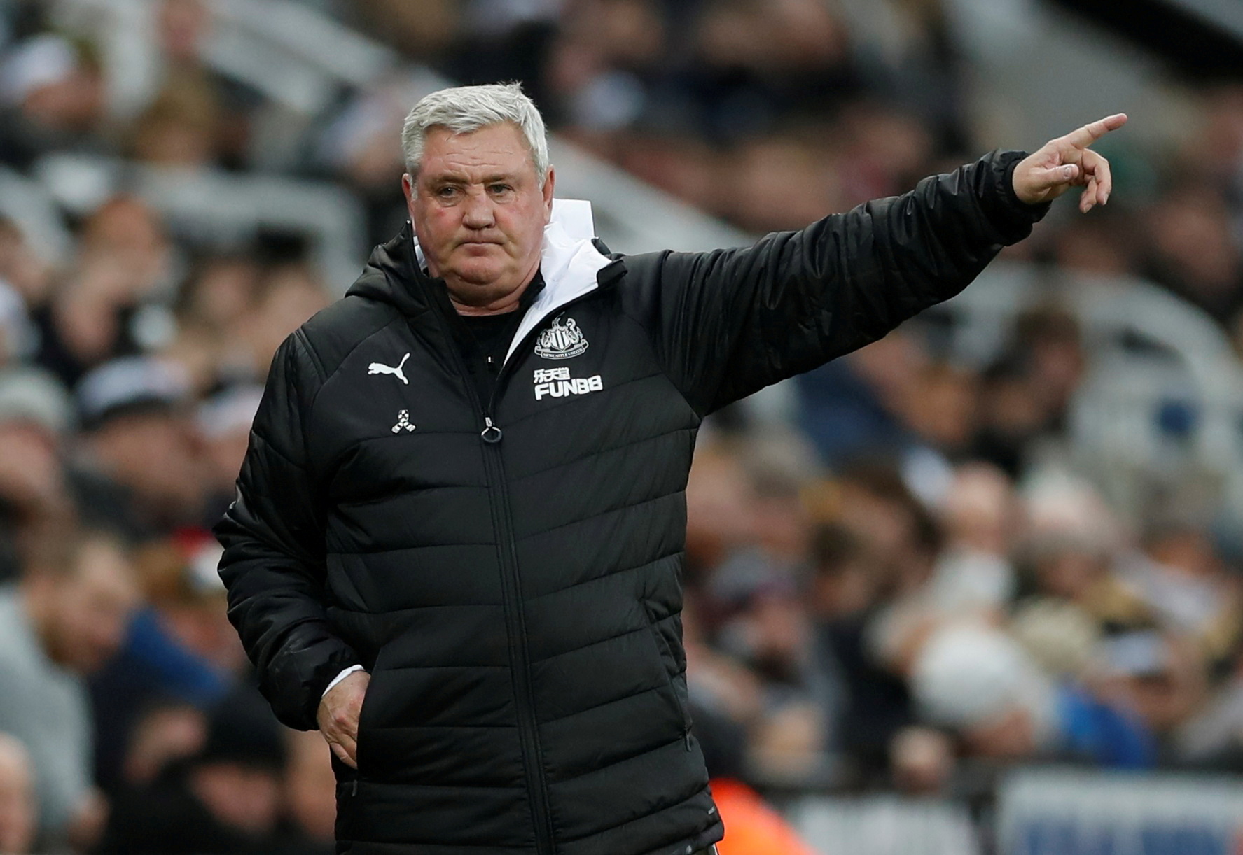 FILE PHOTO: Soccer Football - Premier League - Newcastle United v Crystal Palace - St James' Park, Newcastle, Britain - December 21, 2019  Newcastle United manager Steve Bruce  Action Images via Reuters