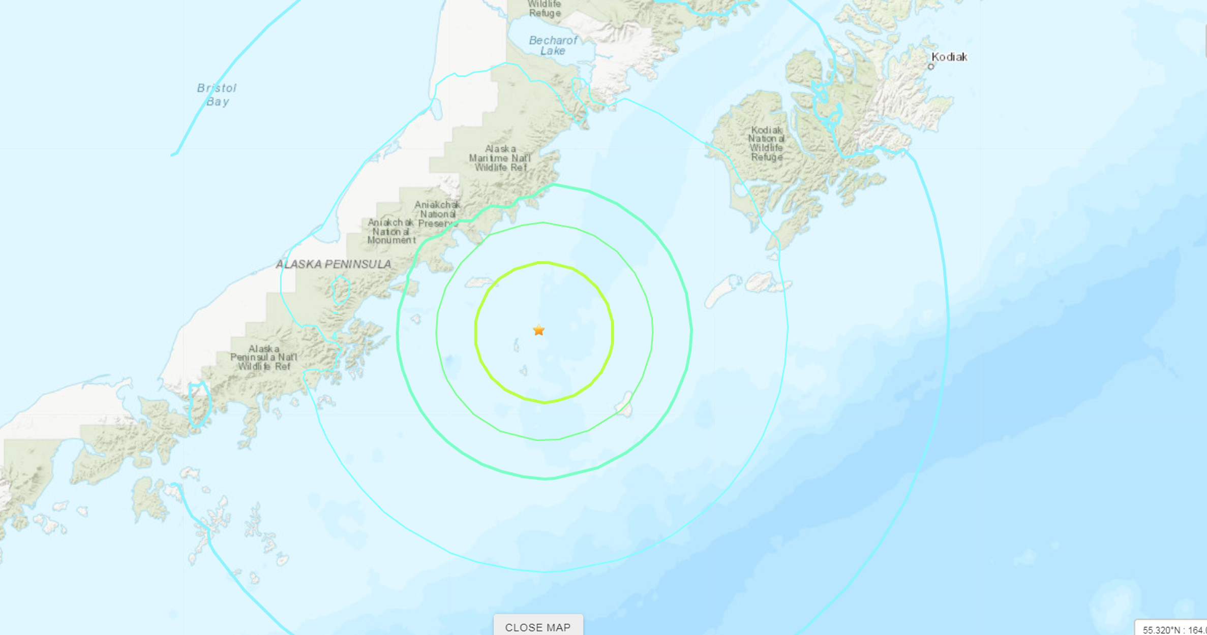 Ισχυρός σεισμός στην Αλάσκα: 6,5 Ρίχτερ η πρώτη εκτίμηση