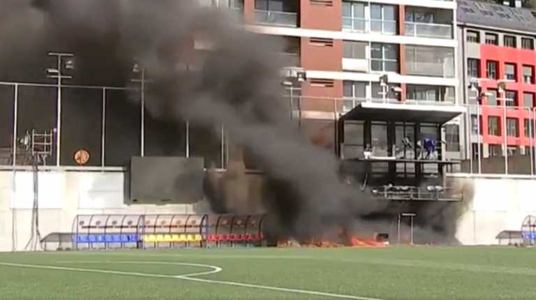 Προκριματικά Μουντιάλ: Φωτιά στο γήπεδο της Ανδόρας πριν το παιχνίδι με την Αγγλία