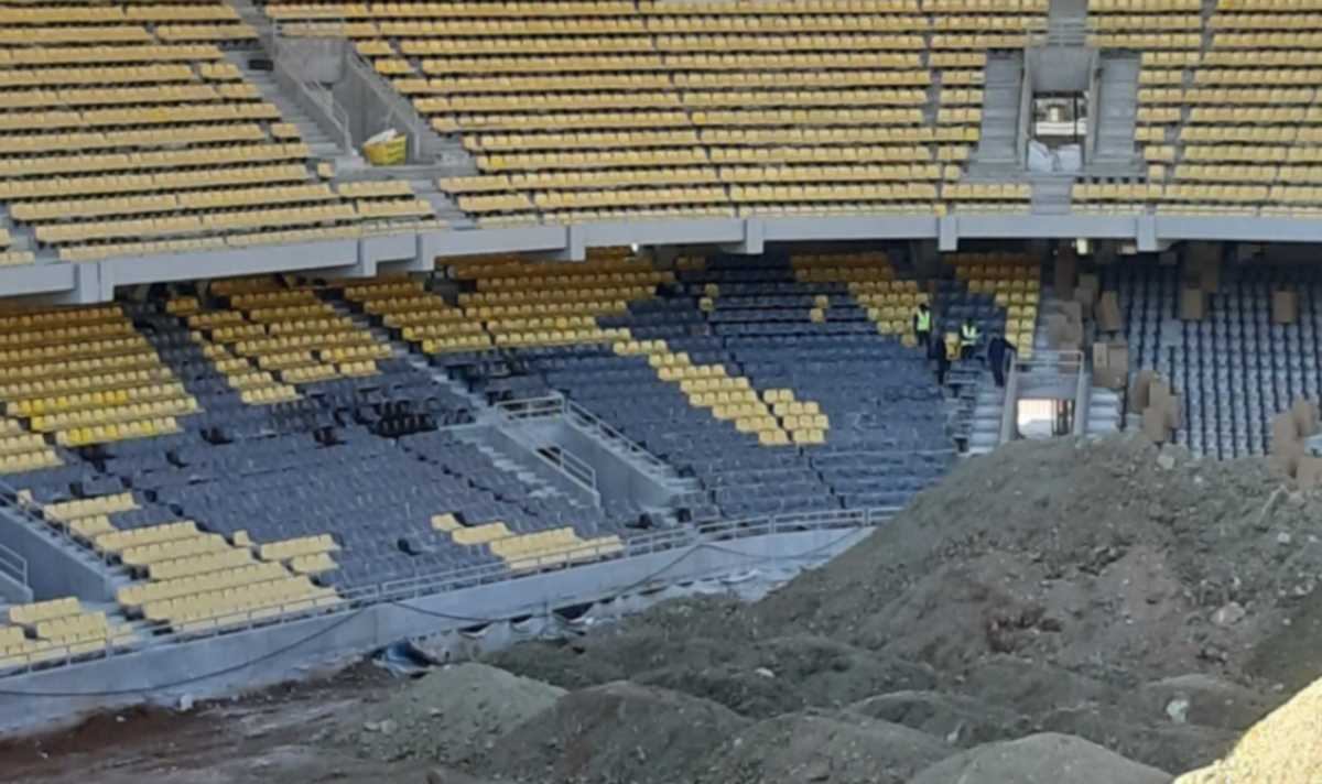 Γήπεδο ΑΕΚ: Τοποθετούνται τα καθίσματα και στο κάτω διάζωμα της «Αγιάς Σοφιάς»