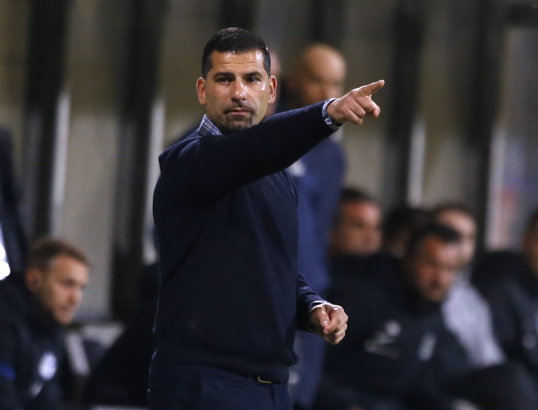 Soccer Football - DFB Cup - Second Round - TSV 1860 Munich v Schalke 04 - Grunwalder Stadion, Munich, Germany - October 26, 2021 Schalke 04's coach Dimitrios Grammozis REUTERS
