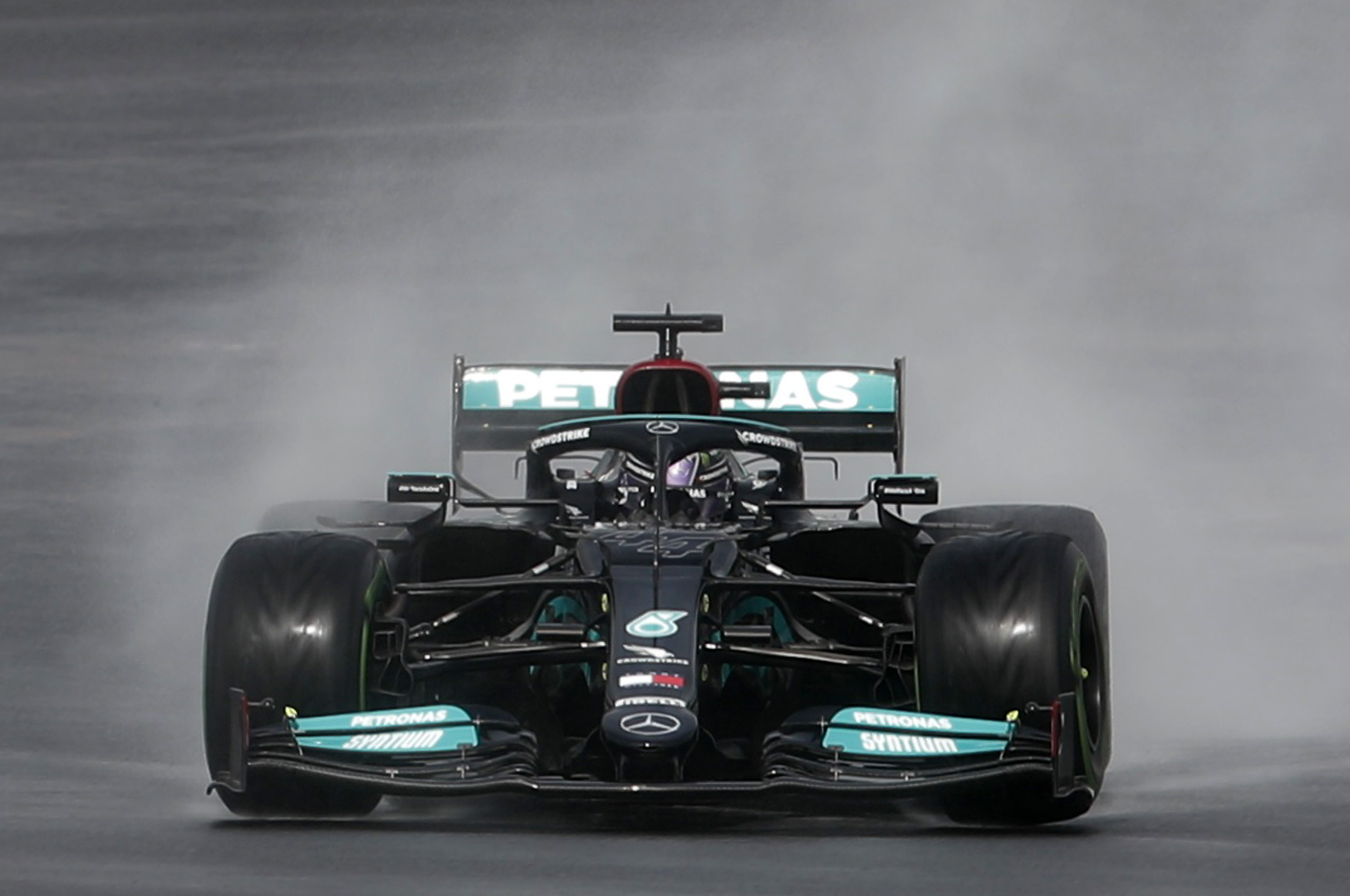 Formula One F1 - Turkish Grand Prix - Intercity Istanbul Park, Istanbul, Turkey - October 9, 2021  Mercedes' Lewis Hamilton in action during practice REUTERS