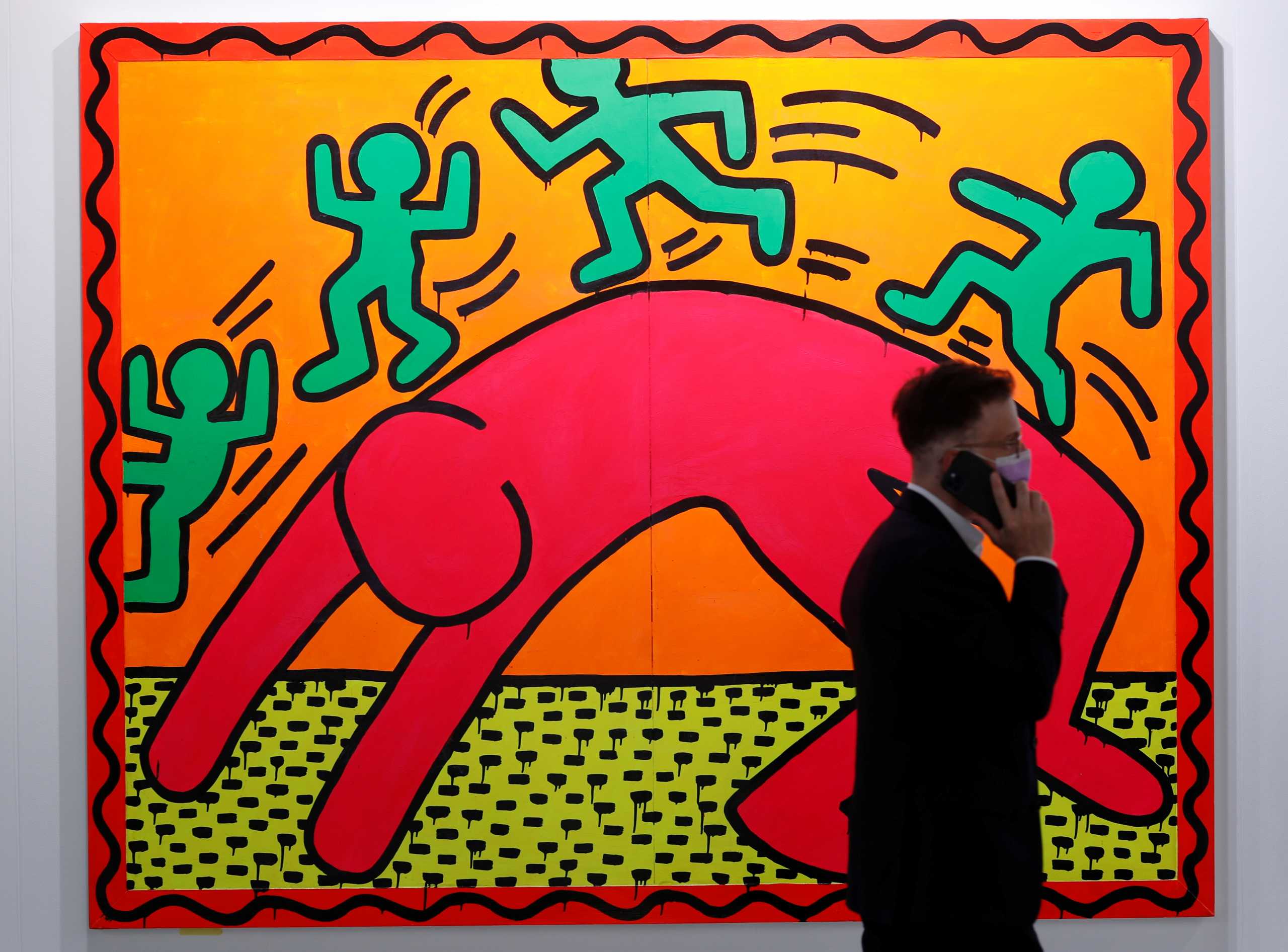 Ένα σπάνιο έργο τέχνης του Keith Haring από το 1983 αποκαλύπτεται στη Νέα Υόρκη