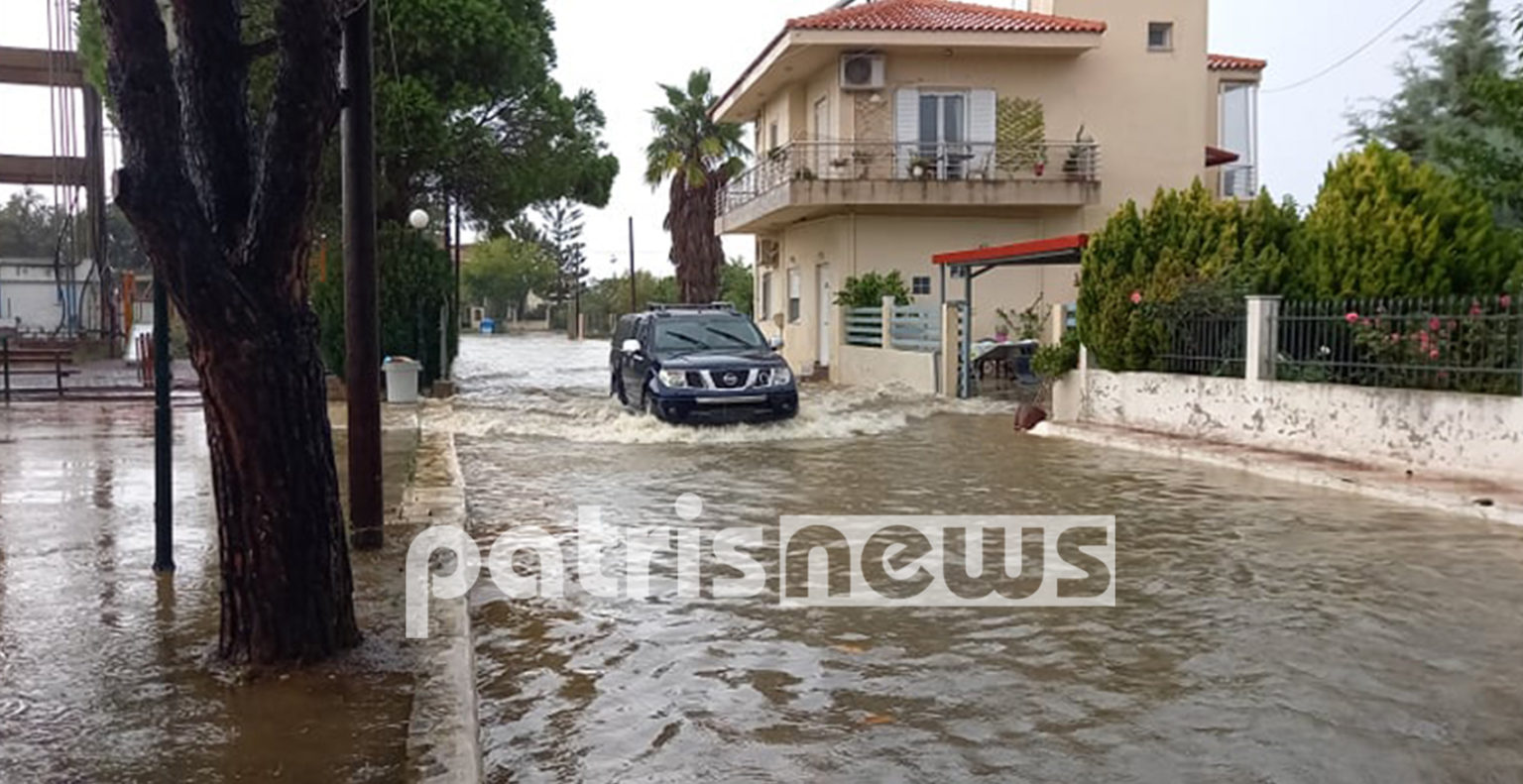 Καιρός – Ηλεία: Πλημμύρισε ο κάμπος – Πνίγηκαν ζώα – Λασπότοποι τα χωράφια