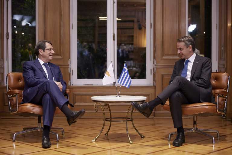 Κυριάκος Μητσοτάκης – Νίκος Αναστασιάδης: Δεν μπορεί να γίνει αποδεκτή καμία λύση δύο κρατών