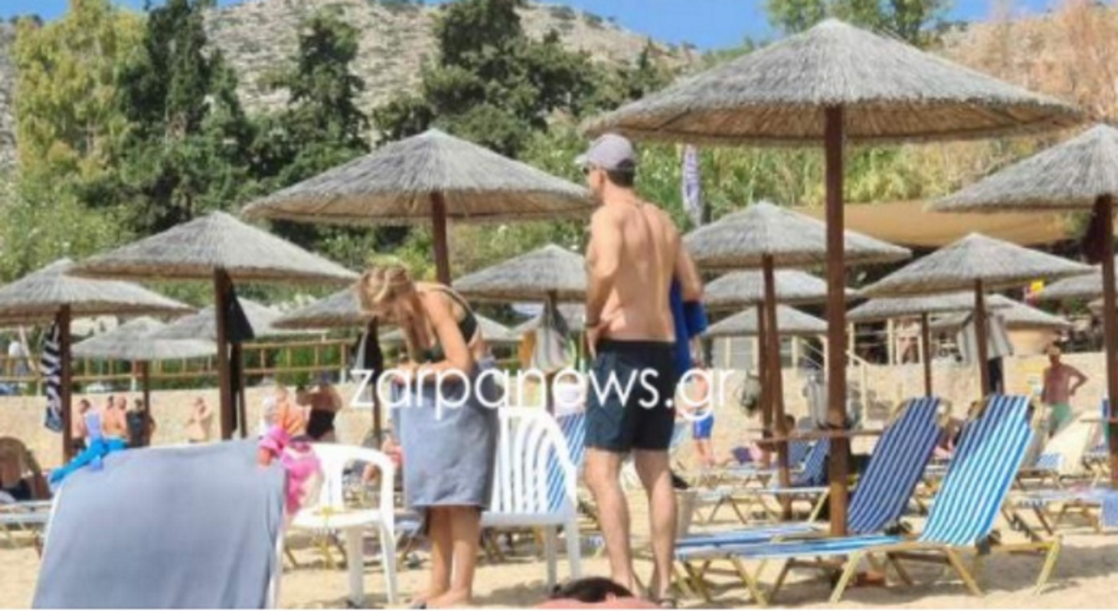 Κυριάκος Μητσοτάκης και Μαρέβα Μητσοτάκη χαλαρώνουν στο Μαράθι