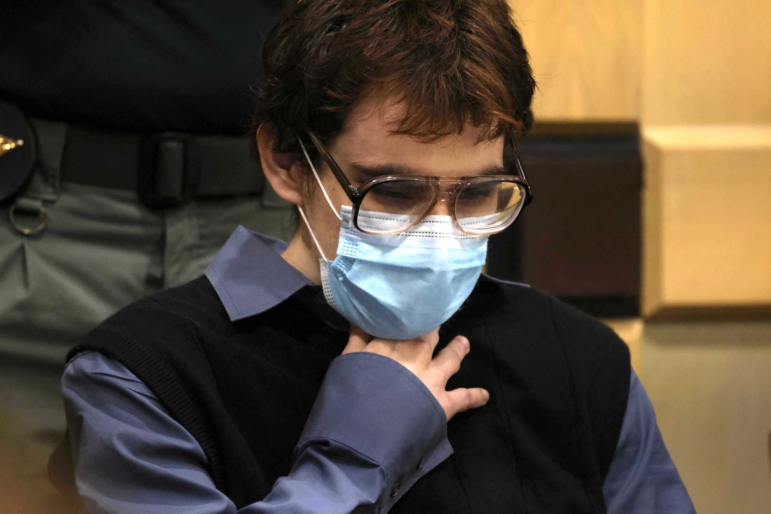 Parkland school shooter Nikolas Cruz appears at the Broward County Courthouse in Fort Lauderdale, Florida, U.S. October 20, 2021.  Cruz pleaded guilty on Wednesday in the 2018 mass shooting at Marjory Stoneman Douglas High School in Parkland, Florida, the deadliest ever at a U.S. high school.  Amy Beth Bennett
