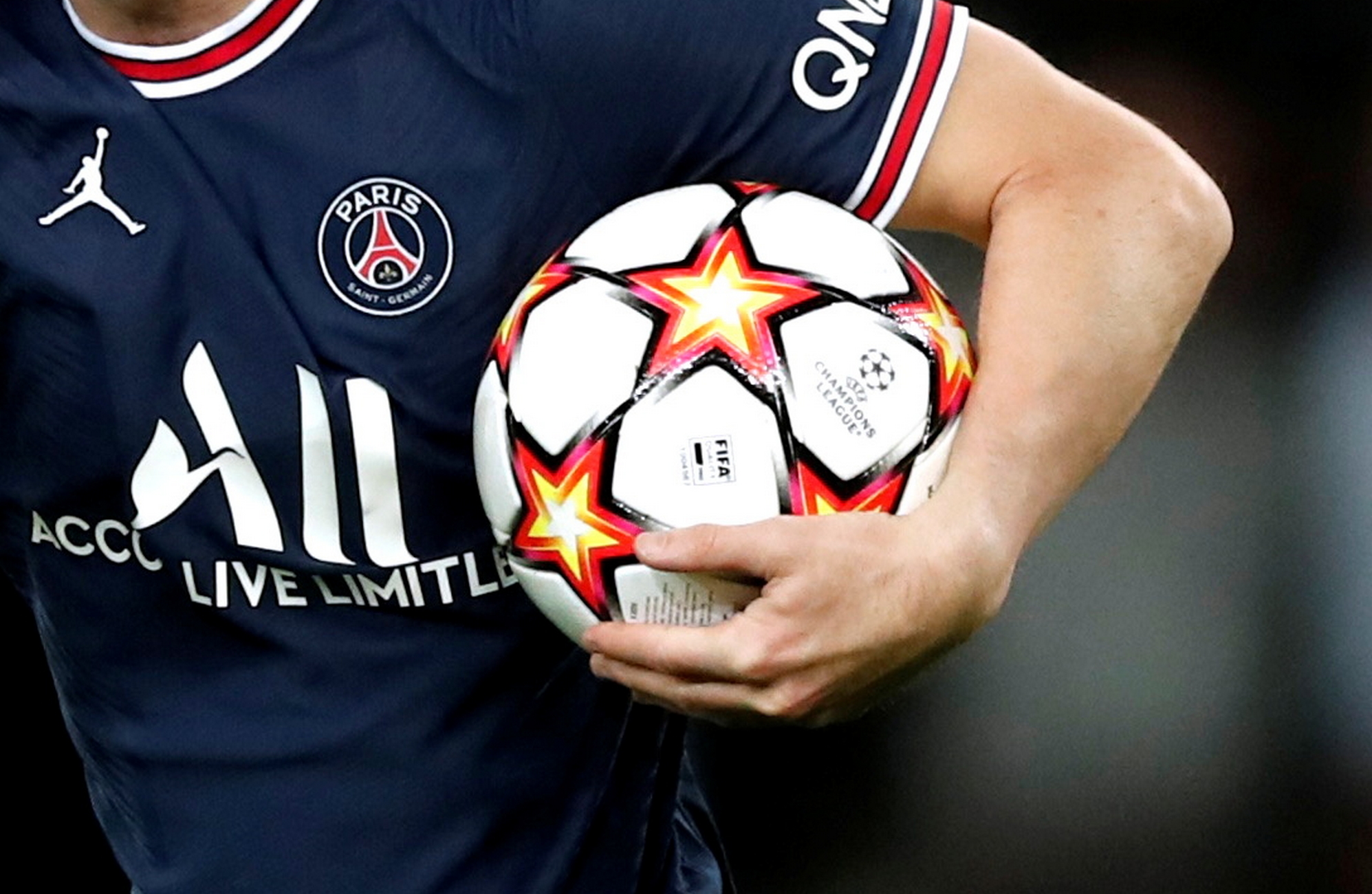 Soccer Football - Champions League - Group A - Paris St Germain v RB Leipzig - Parc des Princes, Paris, France - October 19, 2021 Paris St Germain's Lionel Messi celebrates scoring their second goal REUTERS
