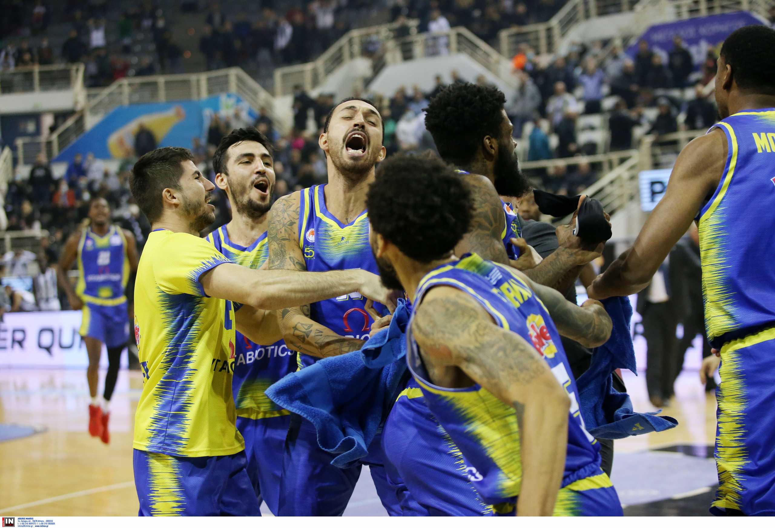 Basket League, ΠΑΟΚ – Περιστέρι 86-87: Διπλό με αδιανόητο φινάλε στη Θεσσαλονίκη