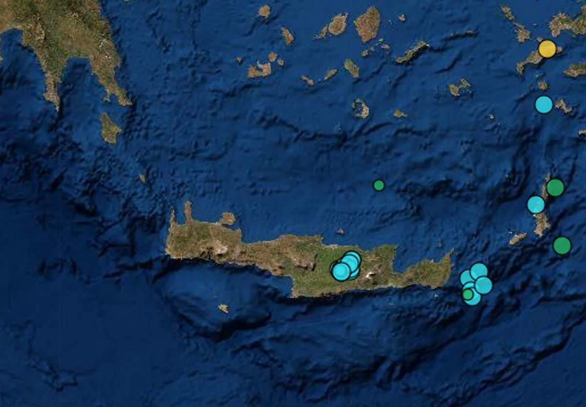 Σεισμός τώρα στην Κρήτη: Νέα σεισμική δόνηση στο Αρκαλοχώρι