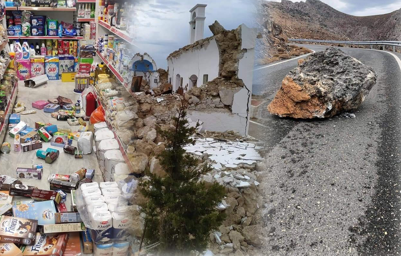 Σεισμός στην Κρήτη: Ζημιές, κατολισθήσεις και πανικός από τα 6,3 Ρίχτερ