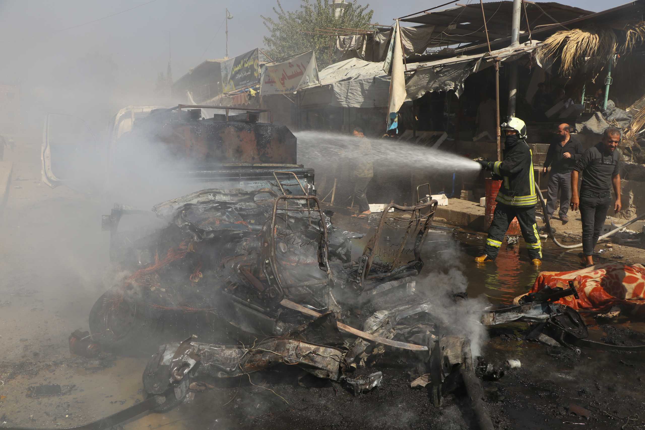 Συρία: 10 στρατιώτες νεκροί μετά από ρουκέτα σε λεωφορείο