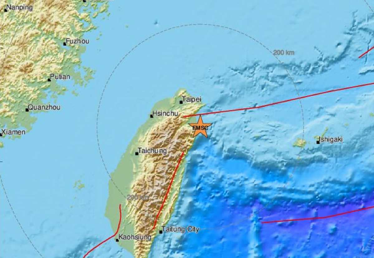 Σεισμός 6,5 Ρίχτερ στην Ταϊβάν