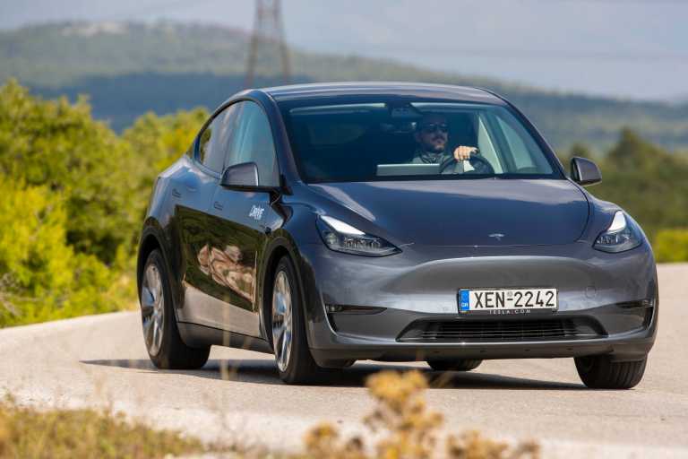 Πρώτη δοκιμή του νέου Tesla Model Y στην Ελλάδα (pics)