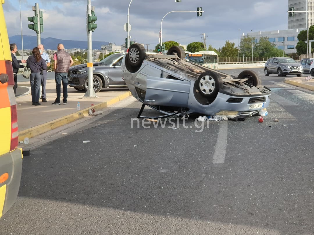 Σοκαριστικό τροχαίο στην Κηφισίας