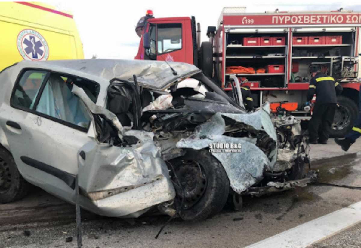 Τροχαίο με έναν νεκρό στην Αργολίδα – Αυτοκίνητο συγκρούστηκε μετωπικά με φορτηγό