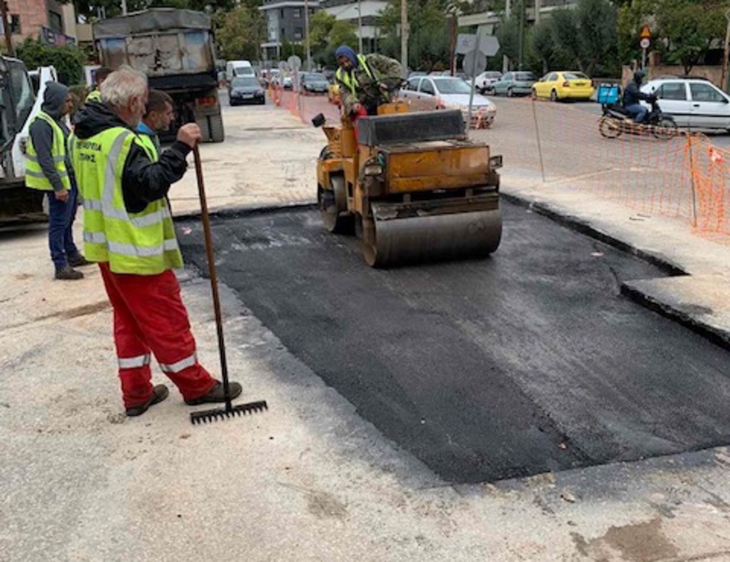 Χαλάνδρι: Αποκαταστάθηκε το πρόβλημα στην οδό Παπανικολή – Δίνεται στην κυκλοφορία ο δρόμος