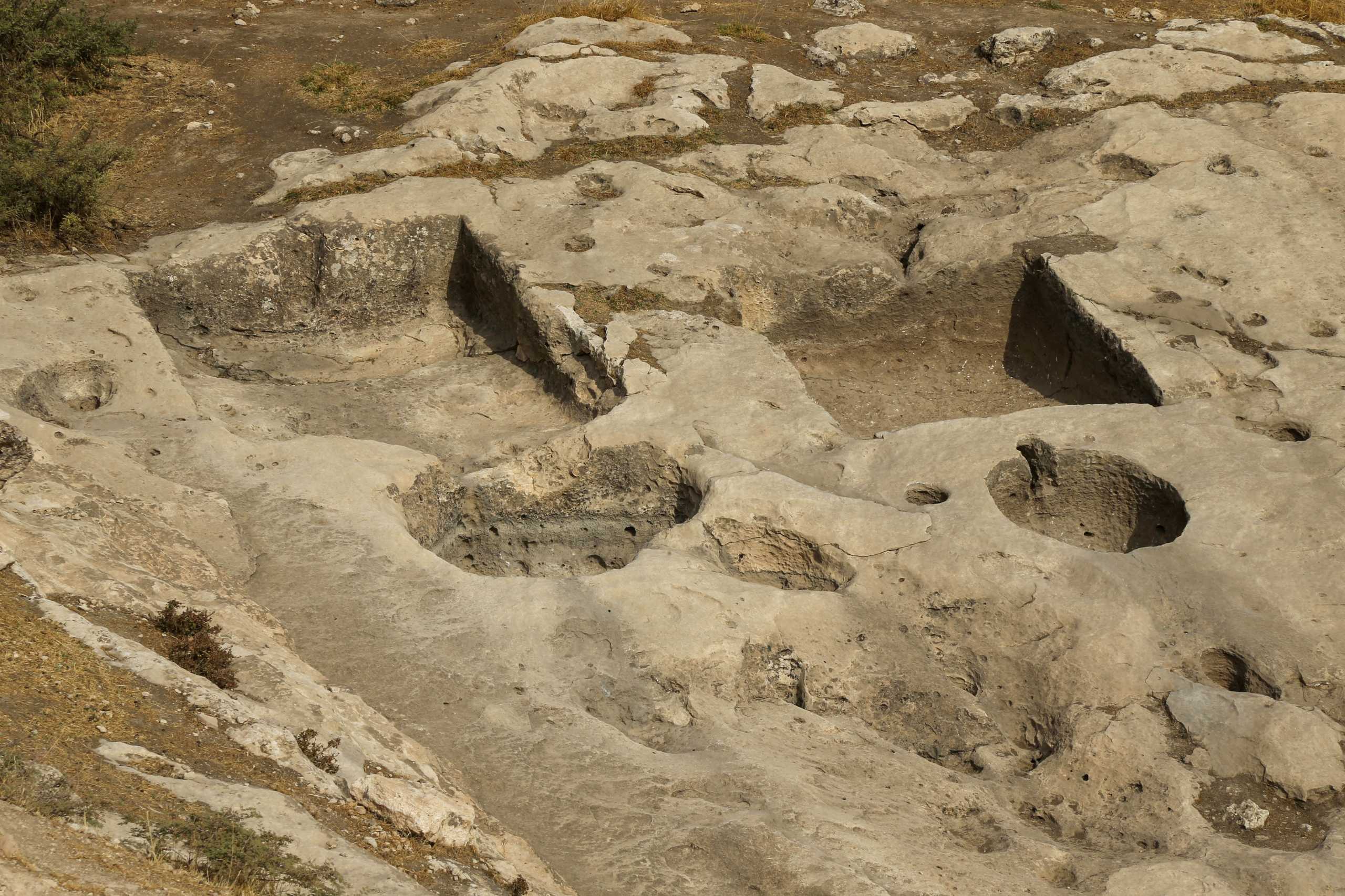 A view shows 2,700-year-old winery discovered by archaeologists, in Duhok, Iraq October 28, 2021. Picture taken October 28, 2021. REUTERS