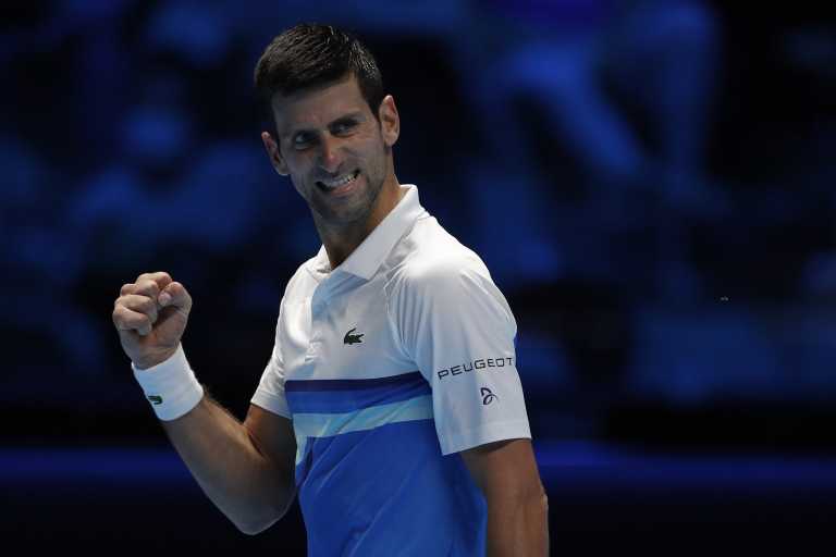 ATP Finals, Νόβακ Τζόκοβιτς – Αντρέι Ρούμπλεφ 2-0: Άνετη πρόκριση για τον Σέρβο στον όμιλο του Στέφανου Τσιτσιπά