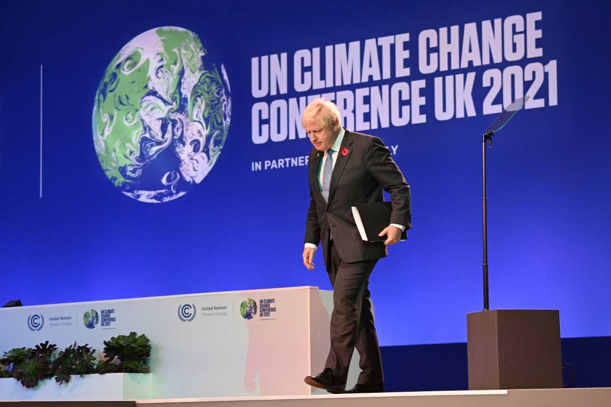 COP26 – Μπόρις Τζόνσον: Είμαστε ένα λεπτό πριν τα μεσάνυχτα για την Ημέρα της Κρίσης