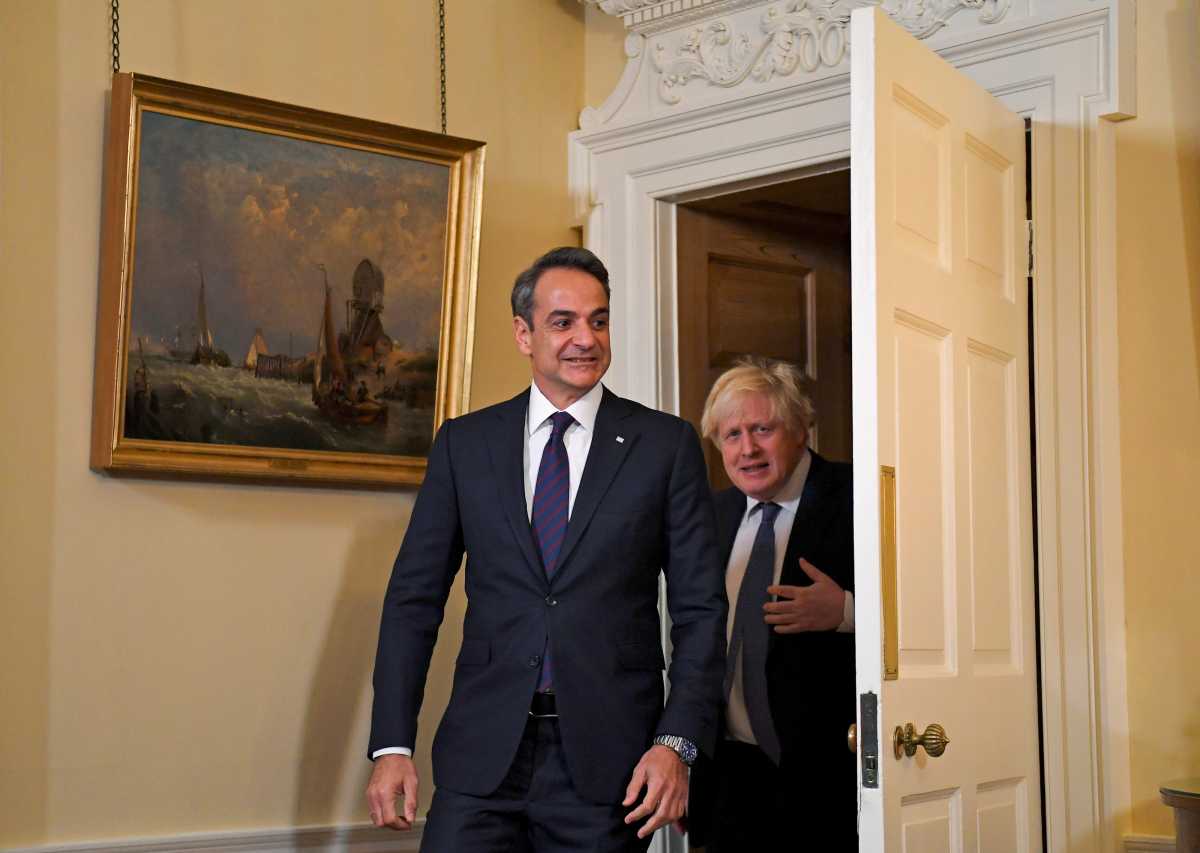 Κυριάκος Μητσοτάκης Μπόρις Τζόνσον