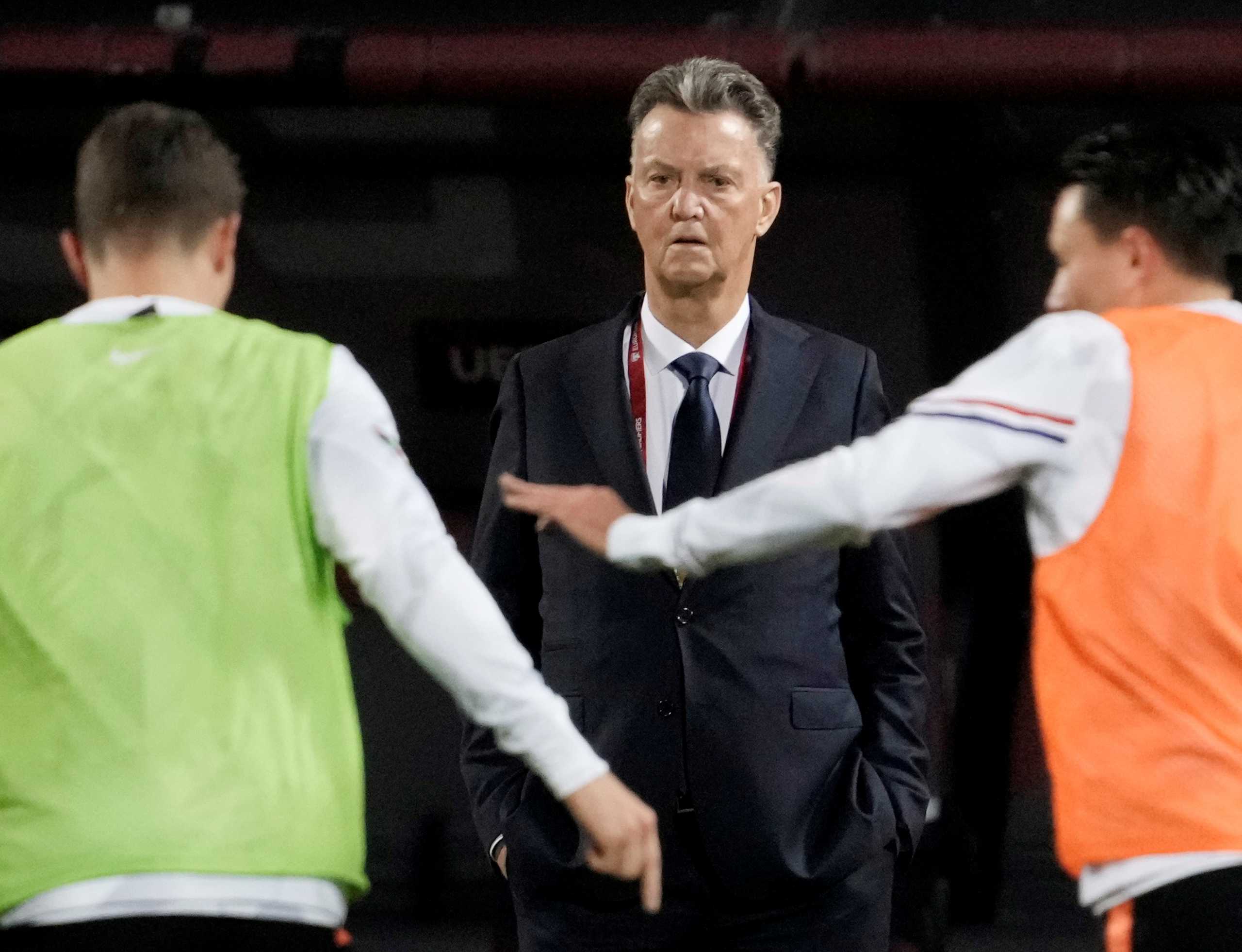 FILE PHOTO: Soccer Football - World Cup - UEFA Qualifiers - Group G - Latvia v Netherlands - Daugava Stadium, Riga, Latvia - October 8, 2021 Netherlands coach Louis van Gaal before the match REUTERS