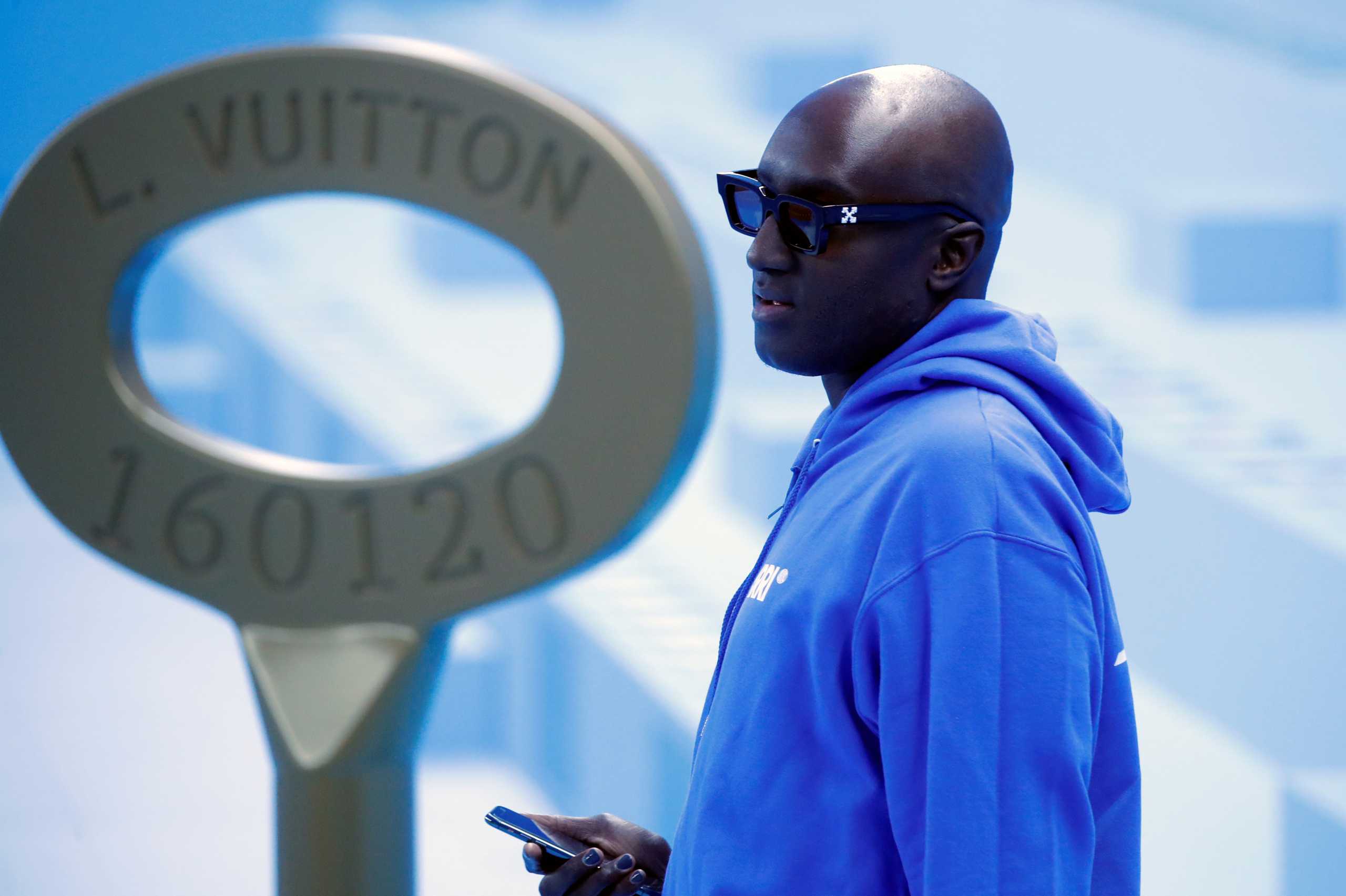 FILE PHOTO: Designer Virgil Abloh is seen before his Fall