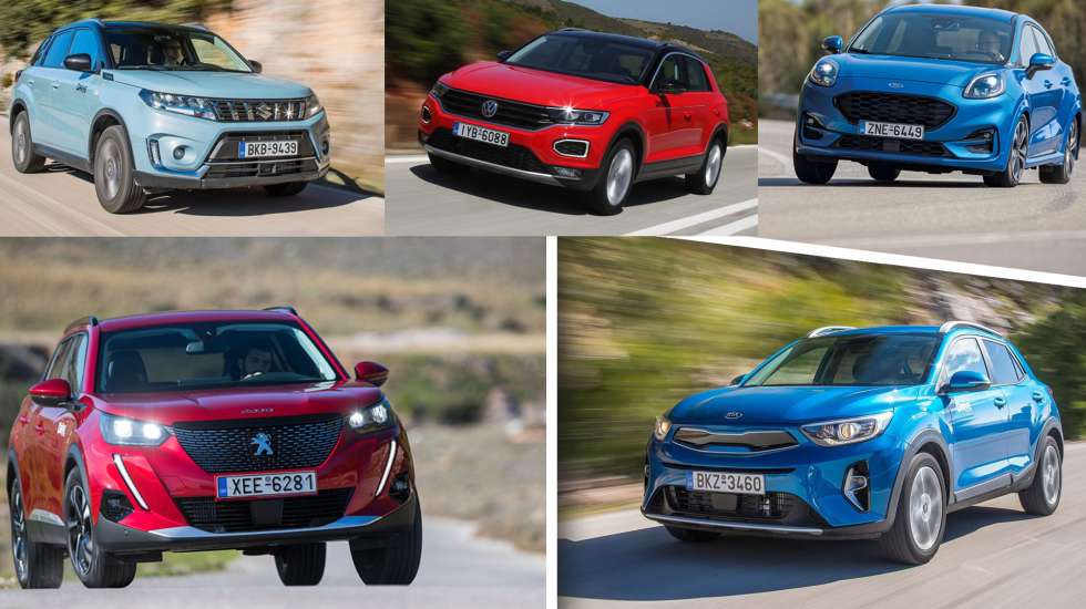 Αυτά είναι τα 5 καλύτερα μικρά SUV στην ελληνική αγορά! (pics)