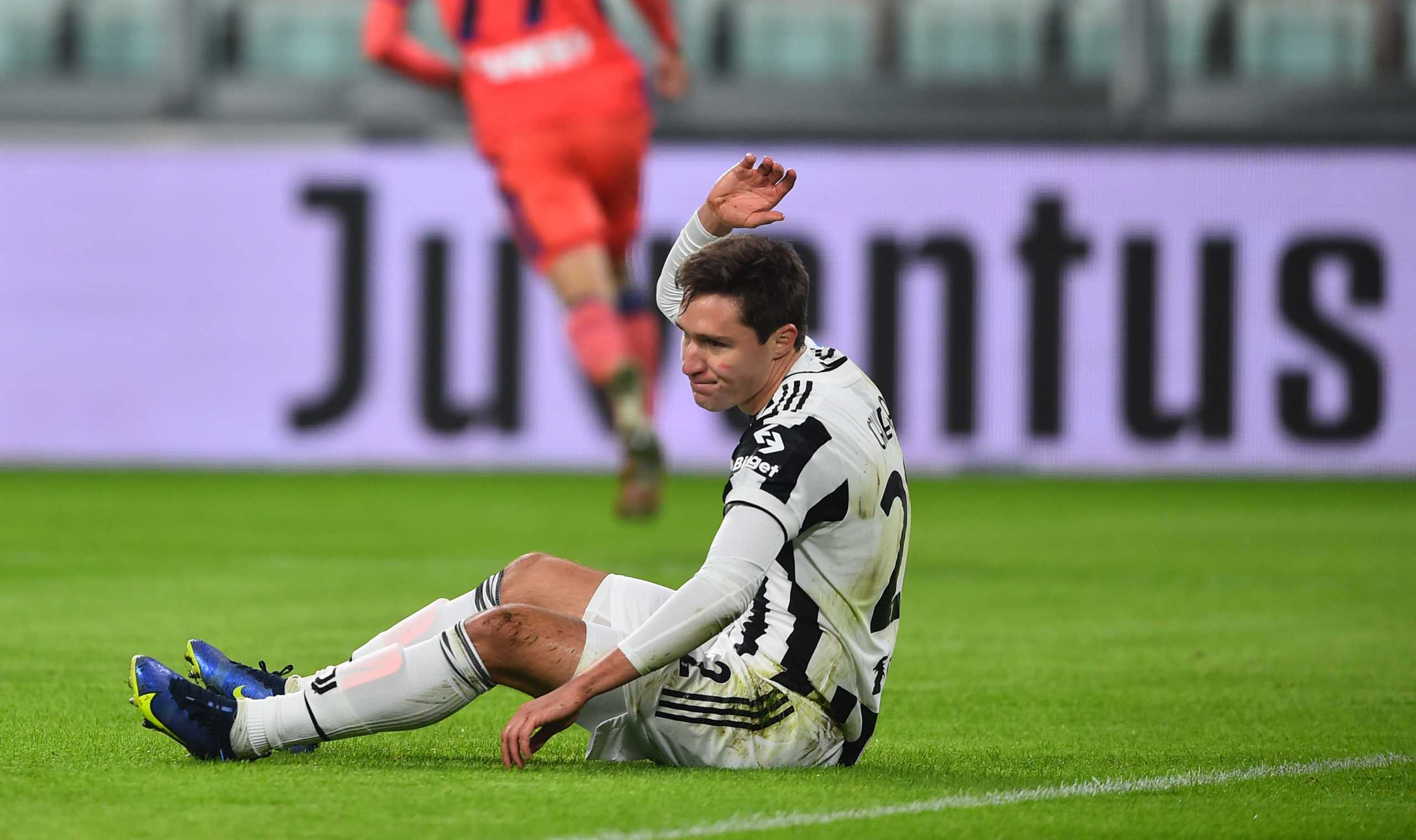Soccer Football - Serie A - Juventus v Atalanta - Allianz Stadium, Turin, Italy - November 27, 2021 Juventus' Federico Chiesa reacts REUTERS