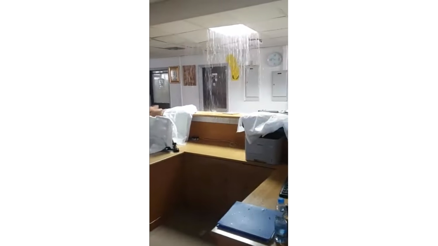 Κύπρος: Γέμισε νερά η ΜΕΘ του Γενικού Νοσοκομείου Λάρνακας