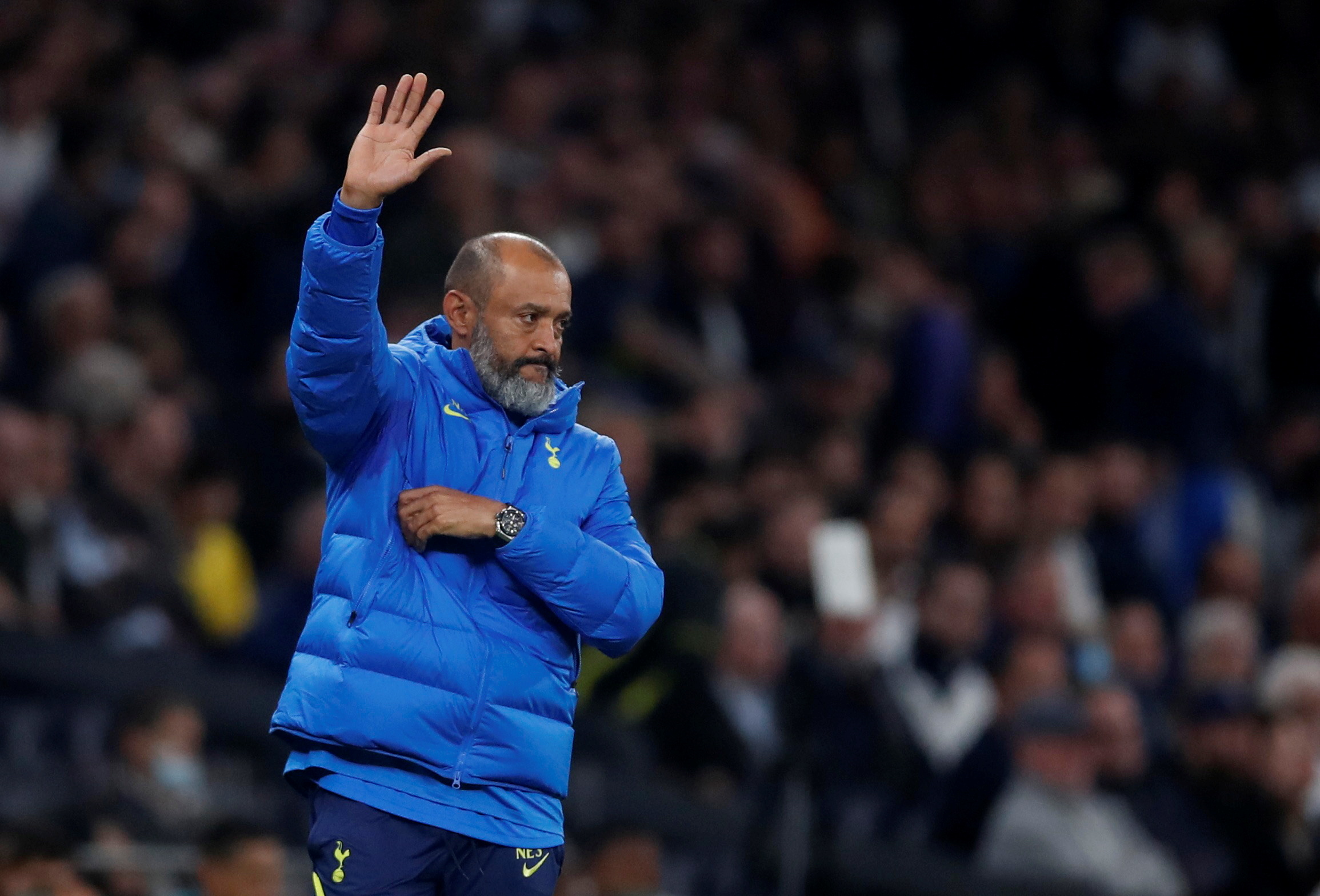 FILE PHOTO: Soccer Football - Europa Conference League - Play Off Second Leg - Tottenham Hotspur v Pacos de Ferreira - Tottenham Hotspur Stadium, London, Britain - August 26, 2021 Tottenham Hotspur manager Nuno Espirito Santo Action Images via Reuters