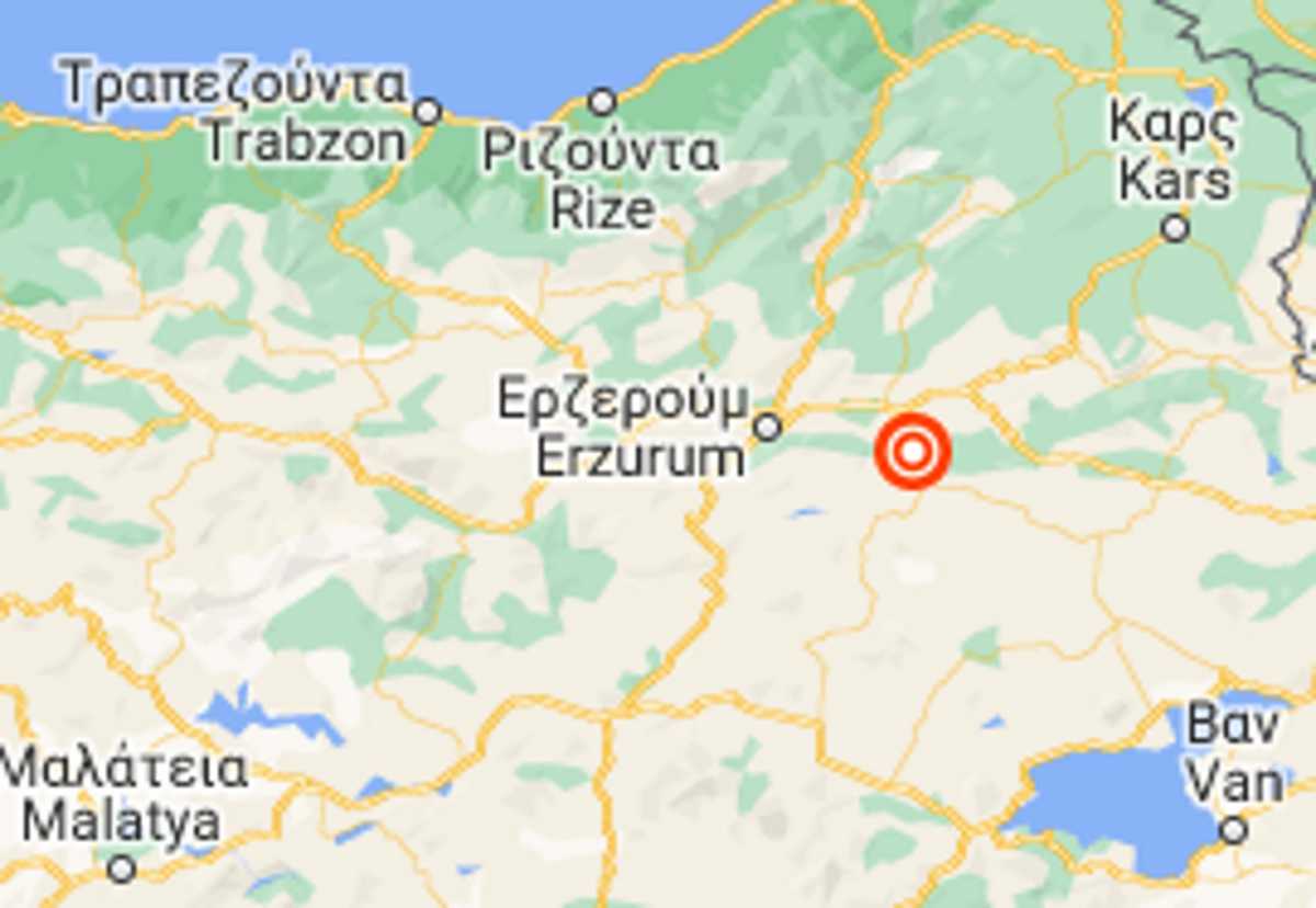 Σεισμός 5,2 Ρίχτερ στην ανατολική Τουρκία – Μόλις 5 χιλιόμετρα το εστιακό βάθος