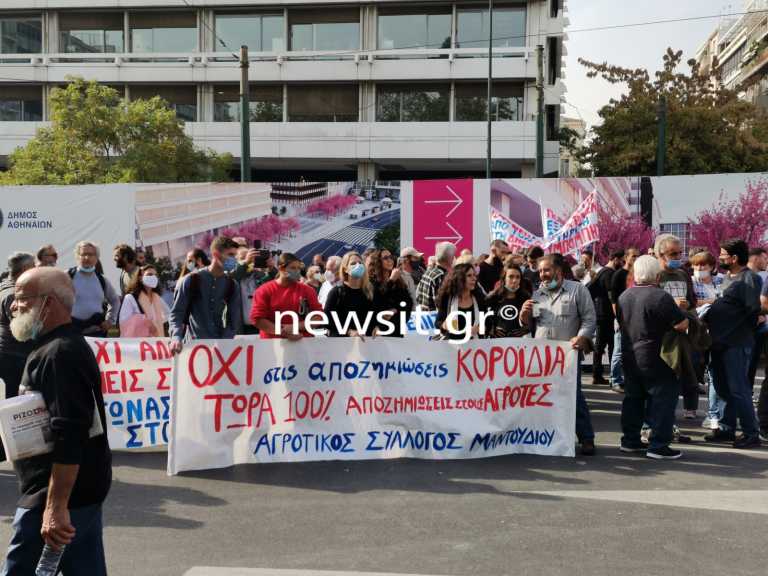Συλλαλητήριο στο Σύνταγμα από πληγέντες φυσικών καταστροφών