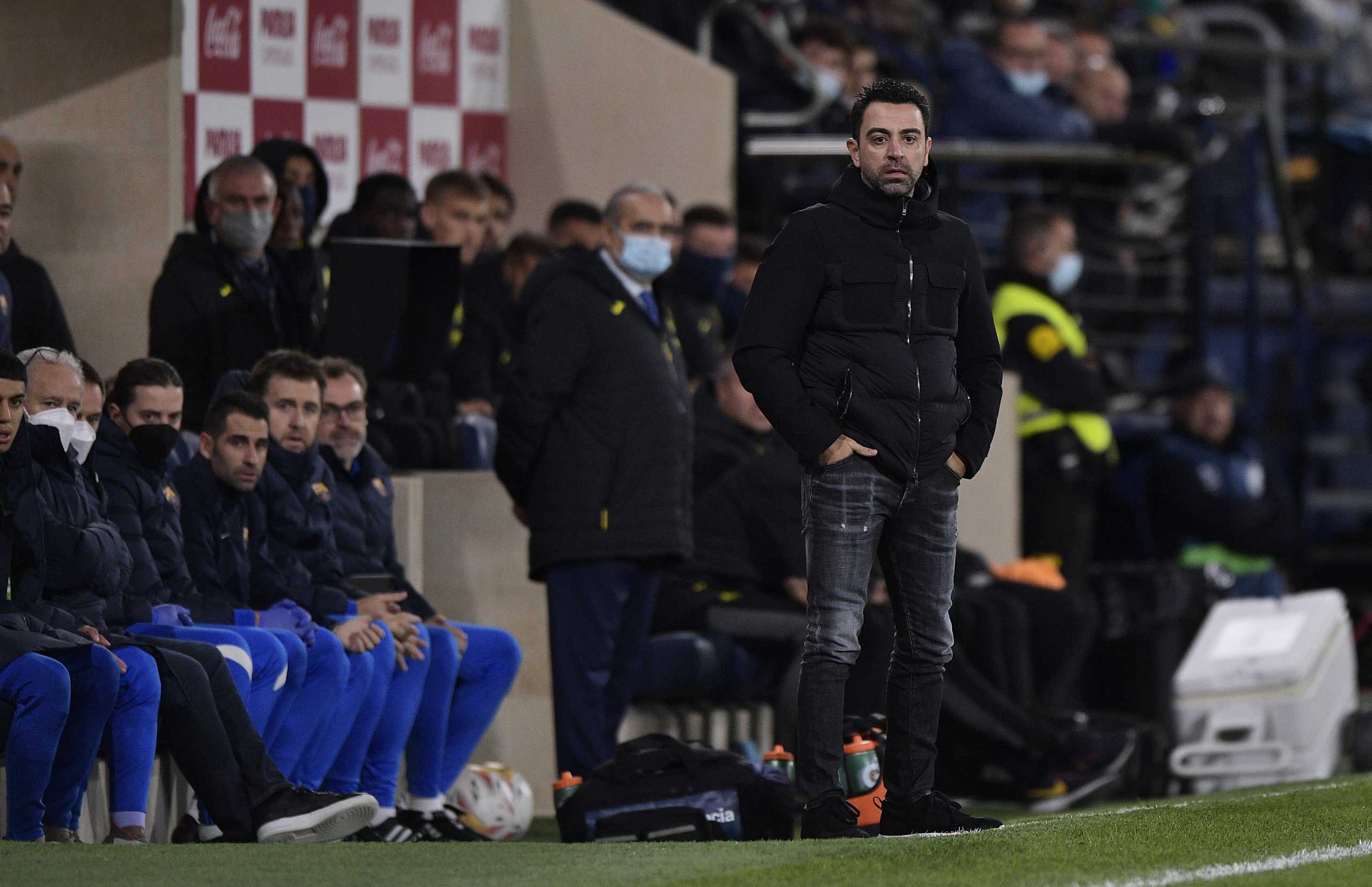Soccer Football - LaLiga - Villarreal v FC Barcelona - Estadio de la Ceramica, Villarreal, Spain - November 27, 2021 FC Barcelona coach Xavi REUTERS