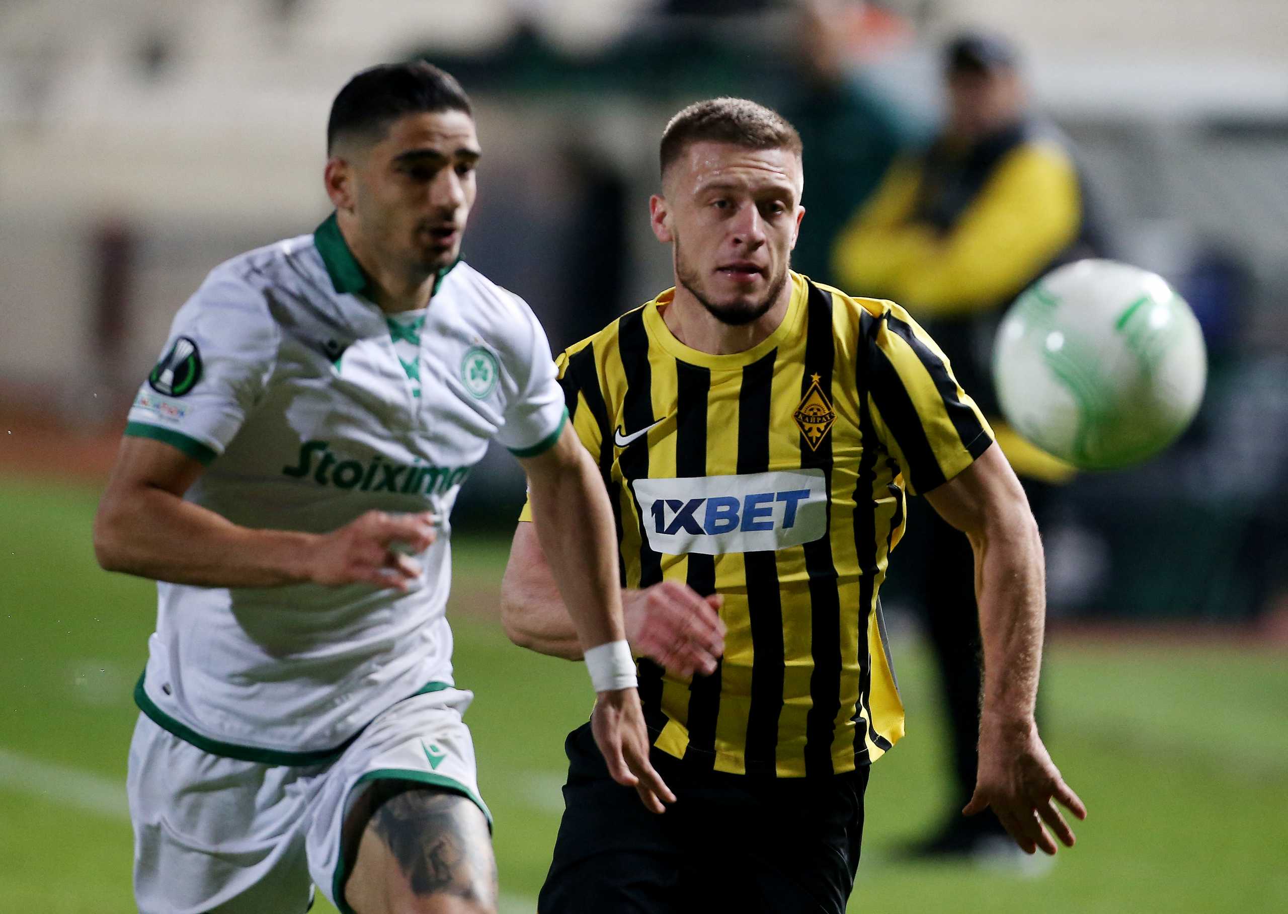 Soccer Football - Europa Conference League - Group H - Omonoia v Kairat - GSP Stadium, Strovolos, Cyprus - December 9, 2021 Kairat's Sergey Keiler REUTERS
