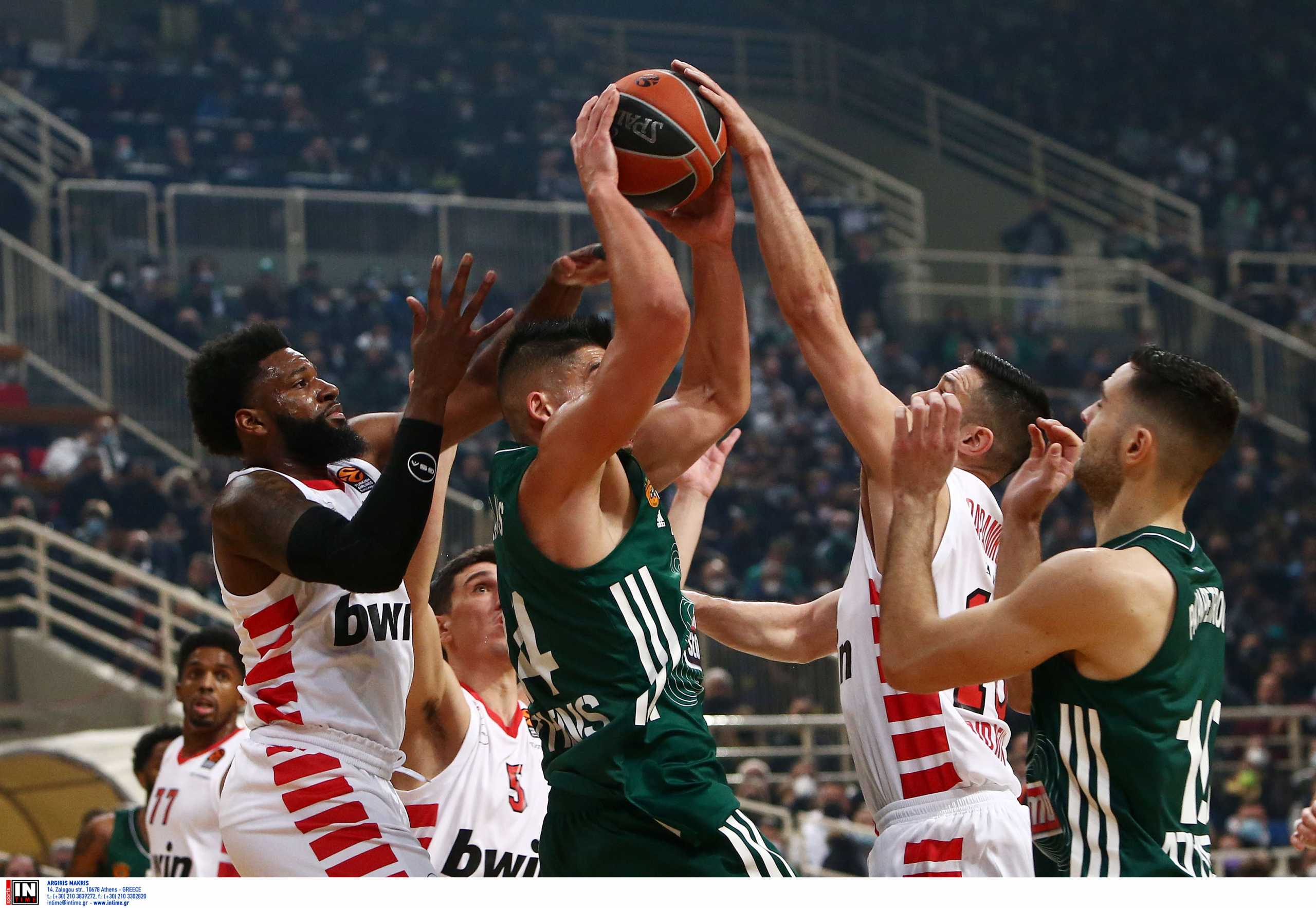 Η βαθμολογία της Euroleague μετά τη νίκη του Ολυμπιακού στην έδρα του Παναθηναϊκού