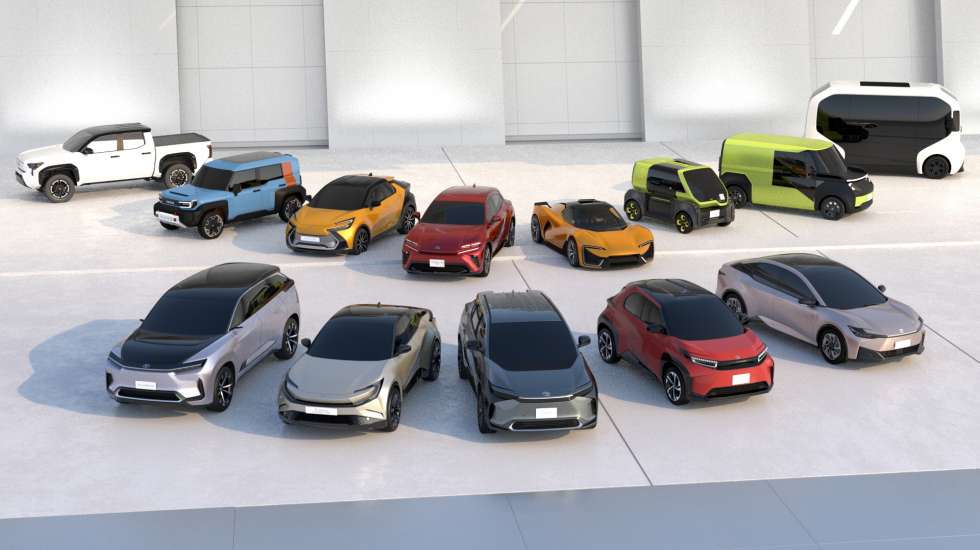H Toyota αποκάλυψε τα 15 νέα ηλεκτρικά αυτοκίνητα που θα ρίξει στην αγορά τα επόμενα χρόνια!