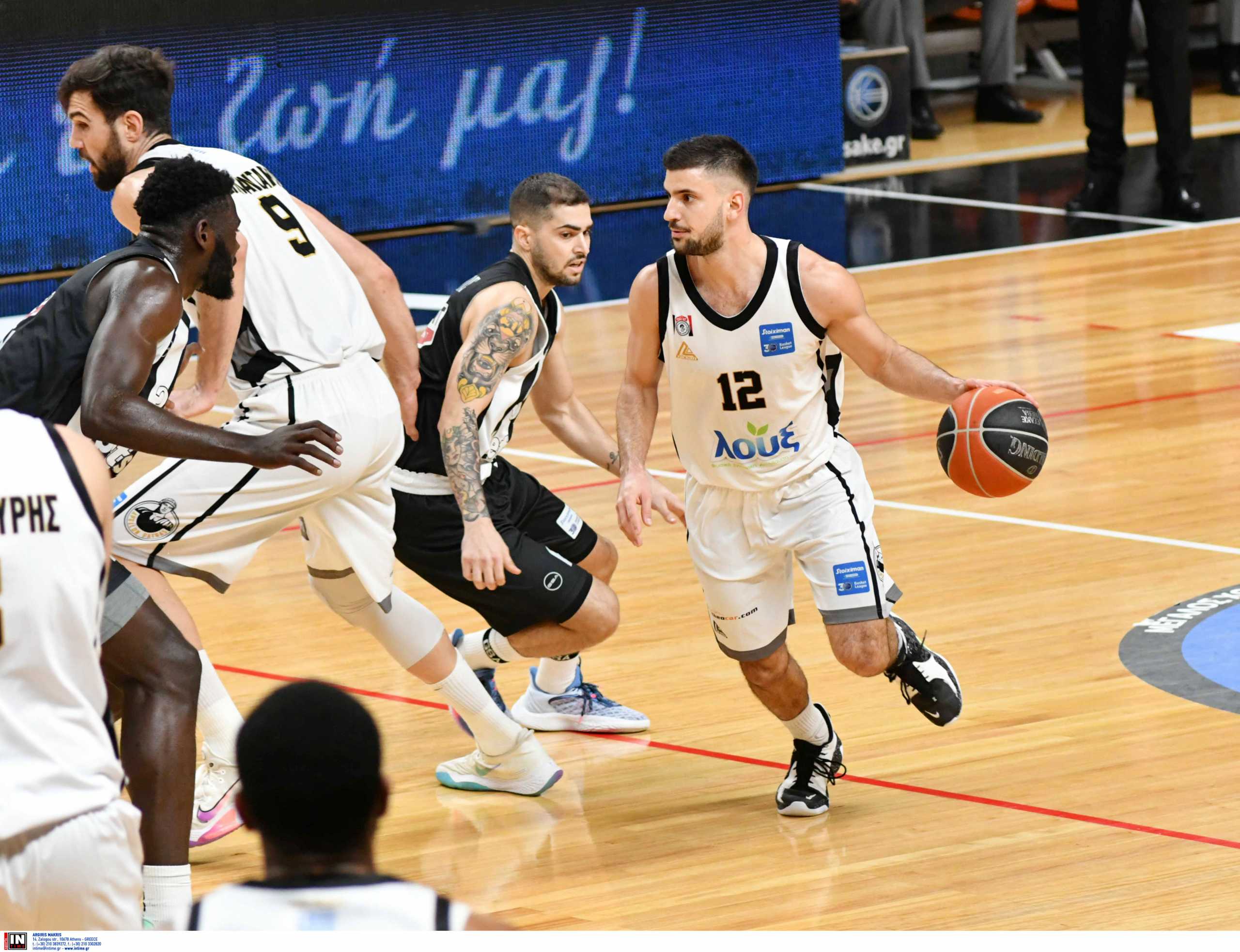 Basket League, Απόλλωνας Πάτρας – ΠΑΟΚ 95-91: Δίπλαρος και Τσαλμπούρης πλήγωσαν τον Δικέφαλο του Βορρά