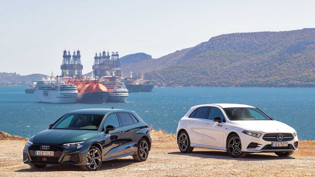 Audi A3 ή Mercedes-Benz A-Class για εταιρικό plug-in hybrid; (pics)