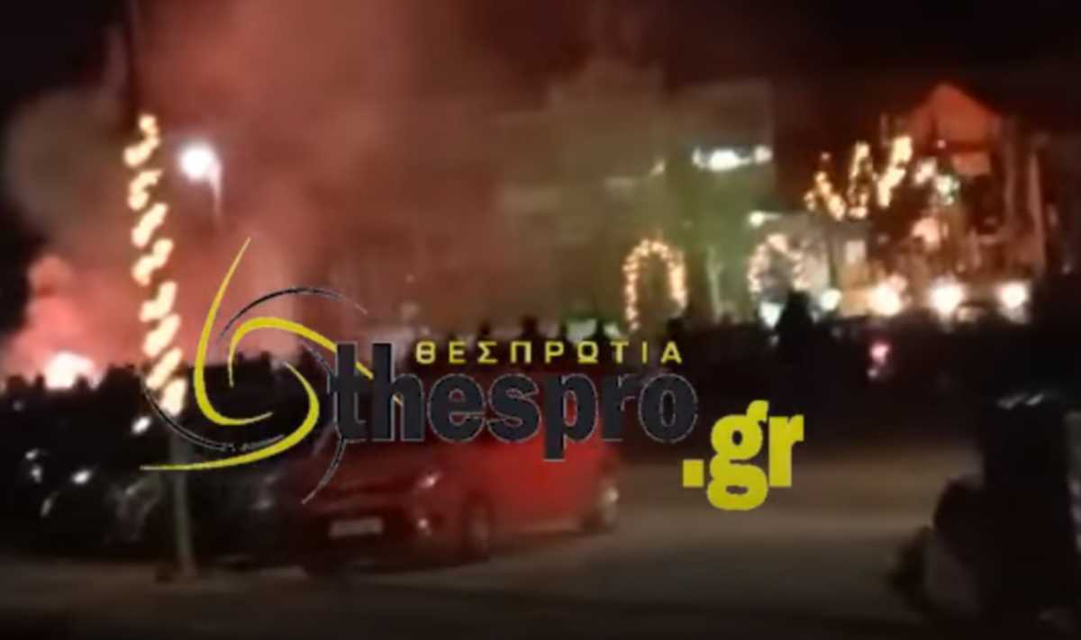 Θεσπρωτία: Νέο video από τα επεισόδια οπαδών και έφοδος της αστυνομίας σε σύνδεσμο στην Ηγουμενίτσα