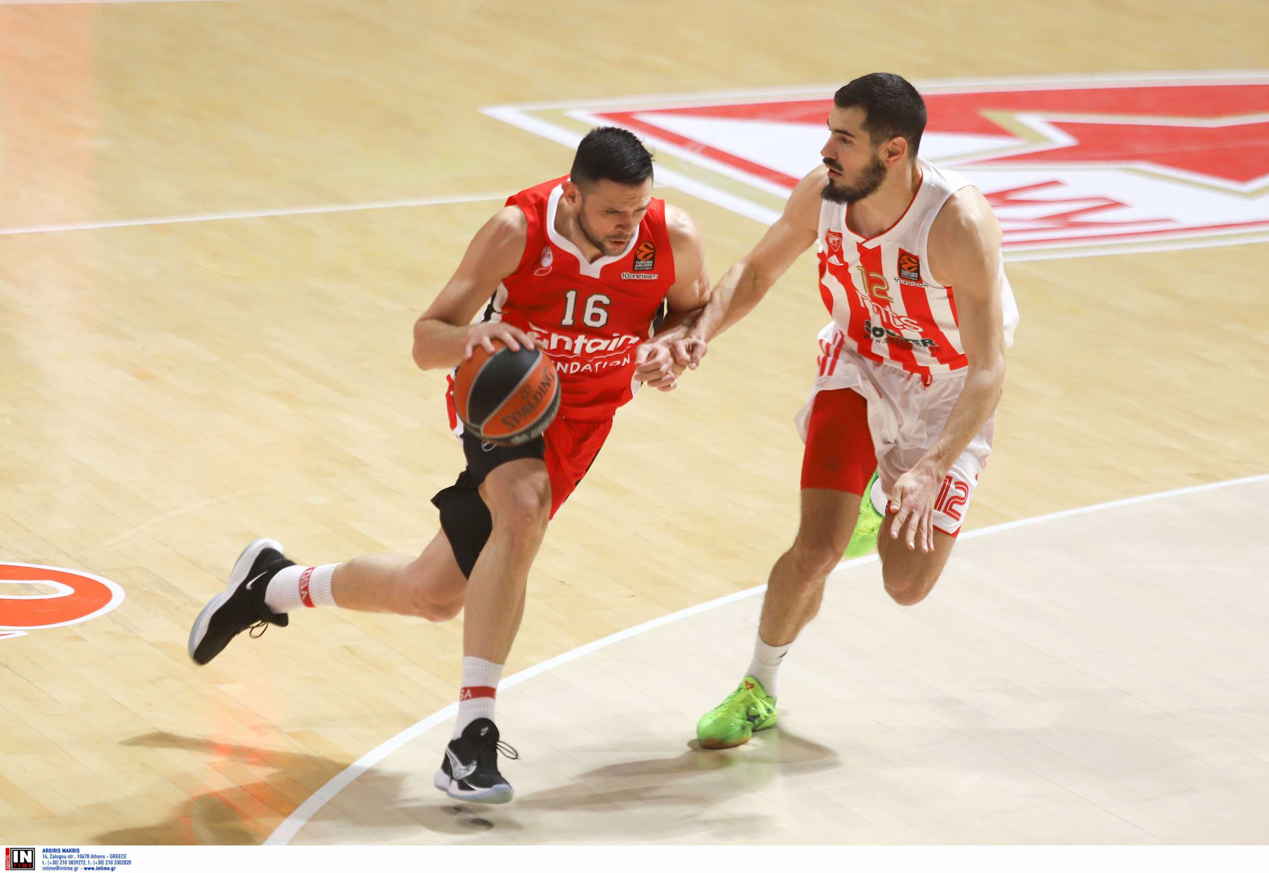 Euroleague, Ερυθρός Αστέρας – Ολυμπιακός 81-76: Το «ερυθρόλευκο» σερί σταμάτησε στο Βελιγράδι