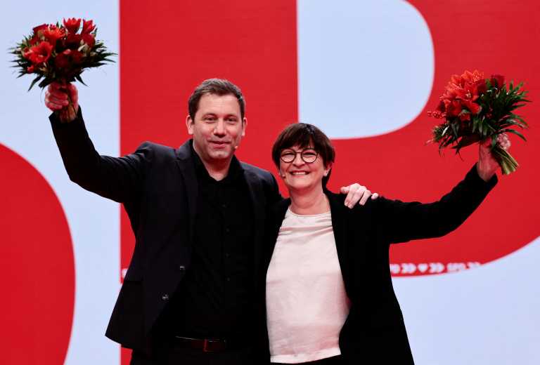 Ο Λαρς Κλινγκμπάιλ και η Σάσκια Έσκεν είναι το νέο δίδυμο στην ηγεσία του SPD