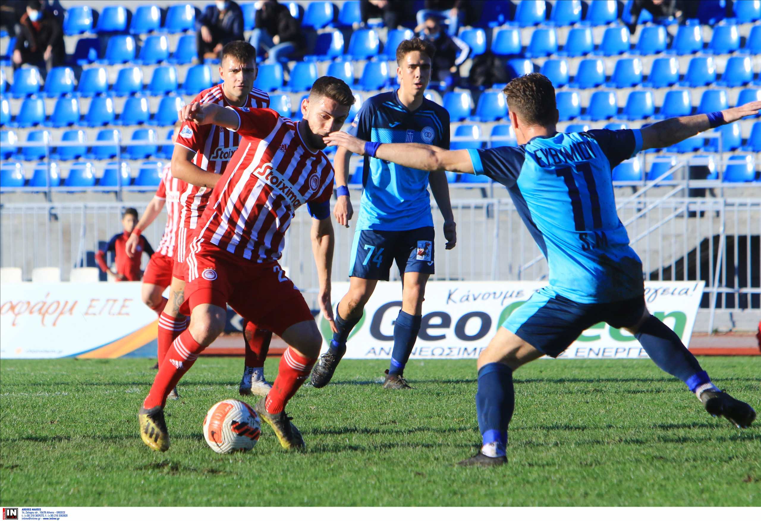 Τρίκαλα – Ολυμπιακός Β’ 0-0: Αήττητοι οι Πειραιώτες στη Superleague 2