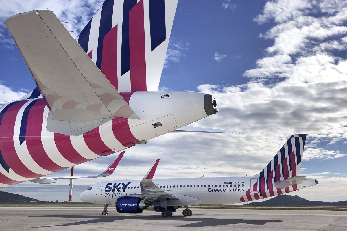 «Συμμαχία» στις αερομεταφορές: Η SKY express συνεργάζεται με τη Condor Airlines κι ενισχύει το πτητικό της πρόγραμμα